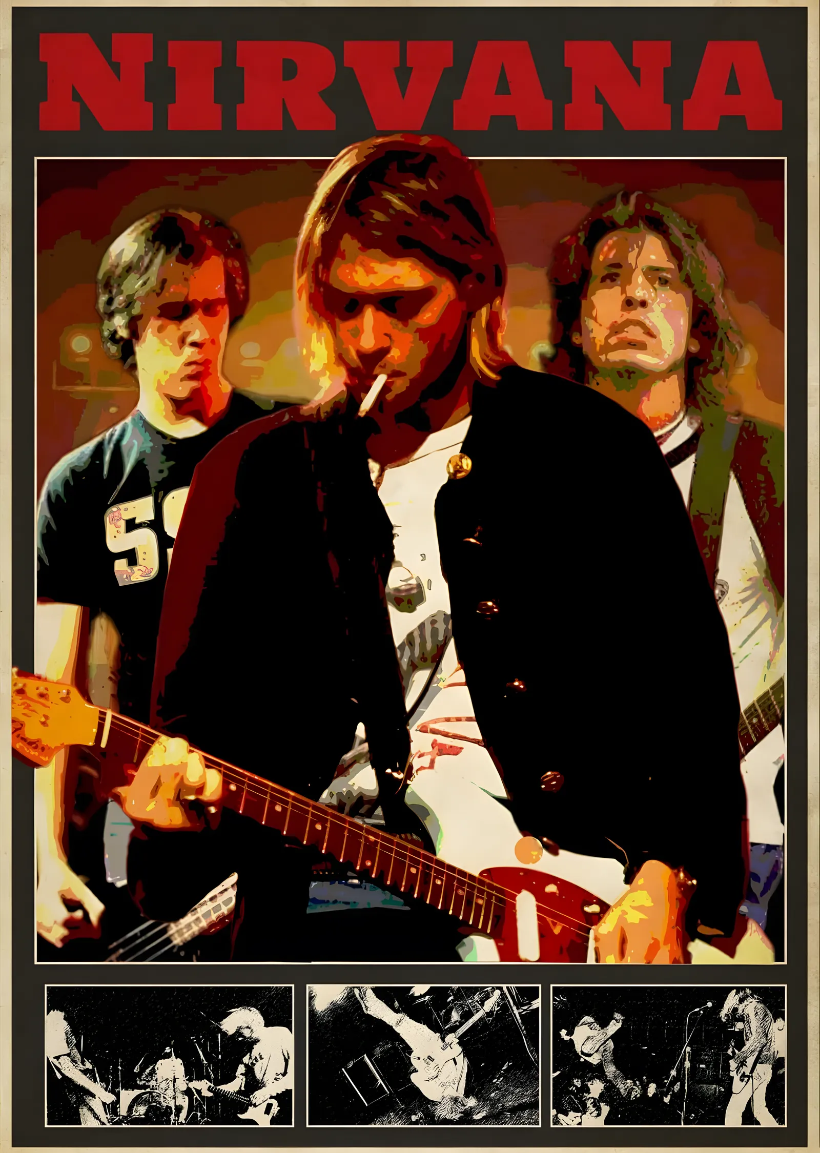 Nirvana: Grunge Efsanesi metal tablo