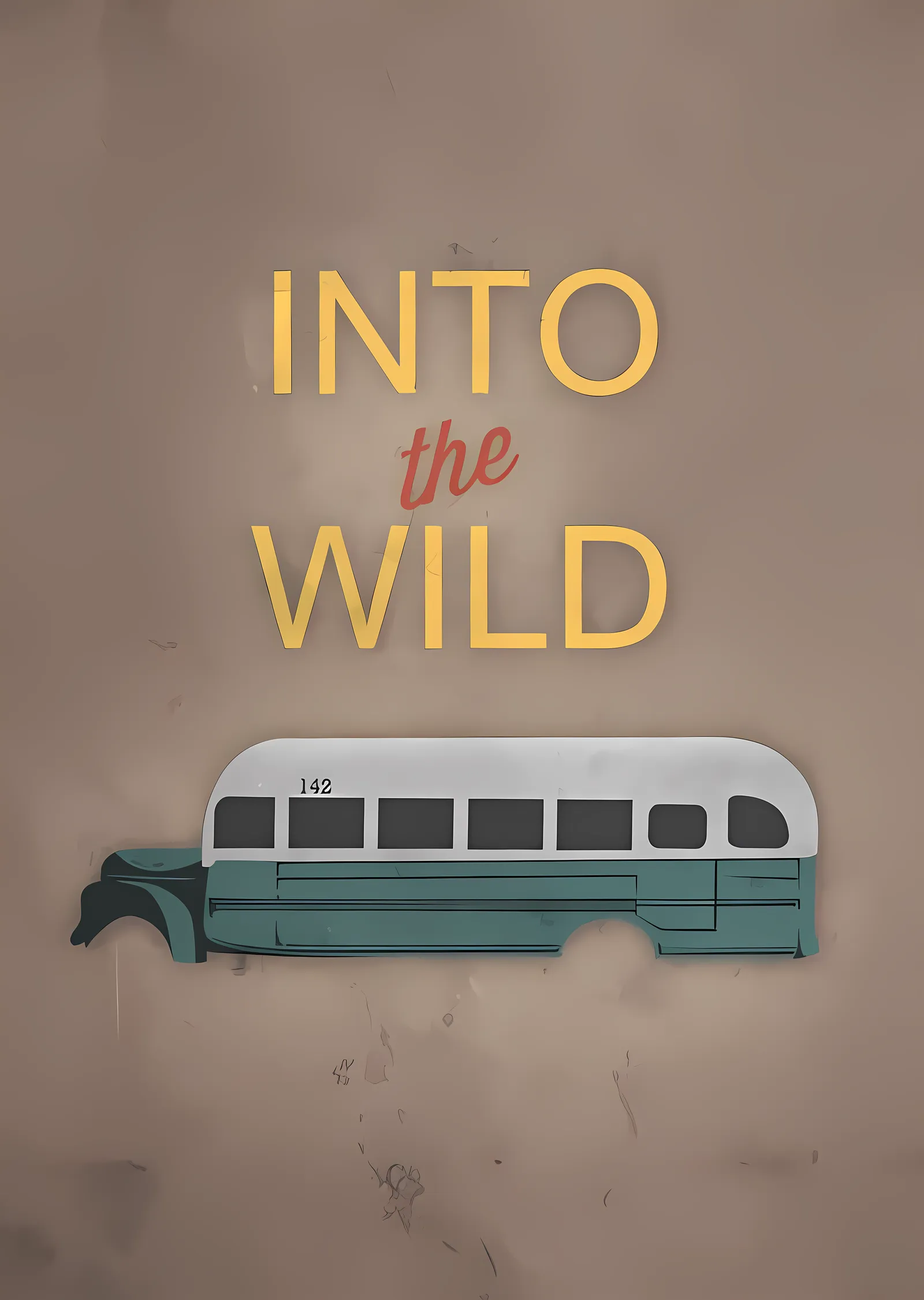 Into the Wild: Magic Bus metal tablo