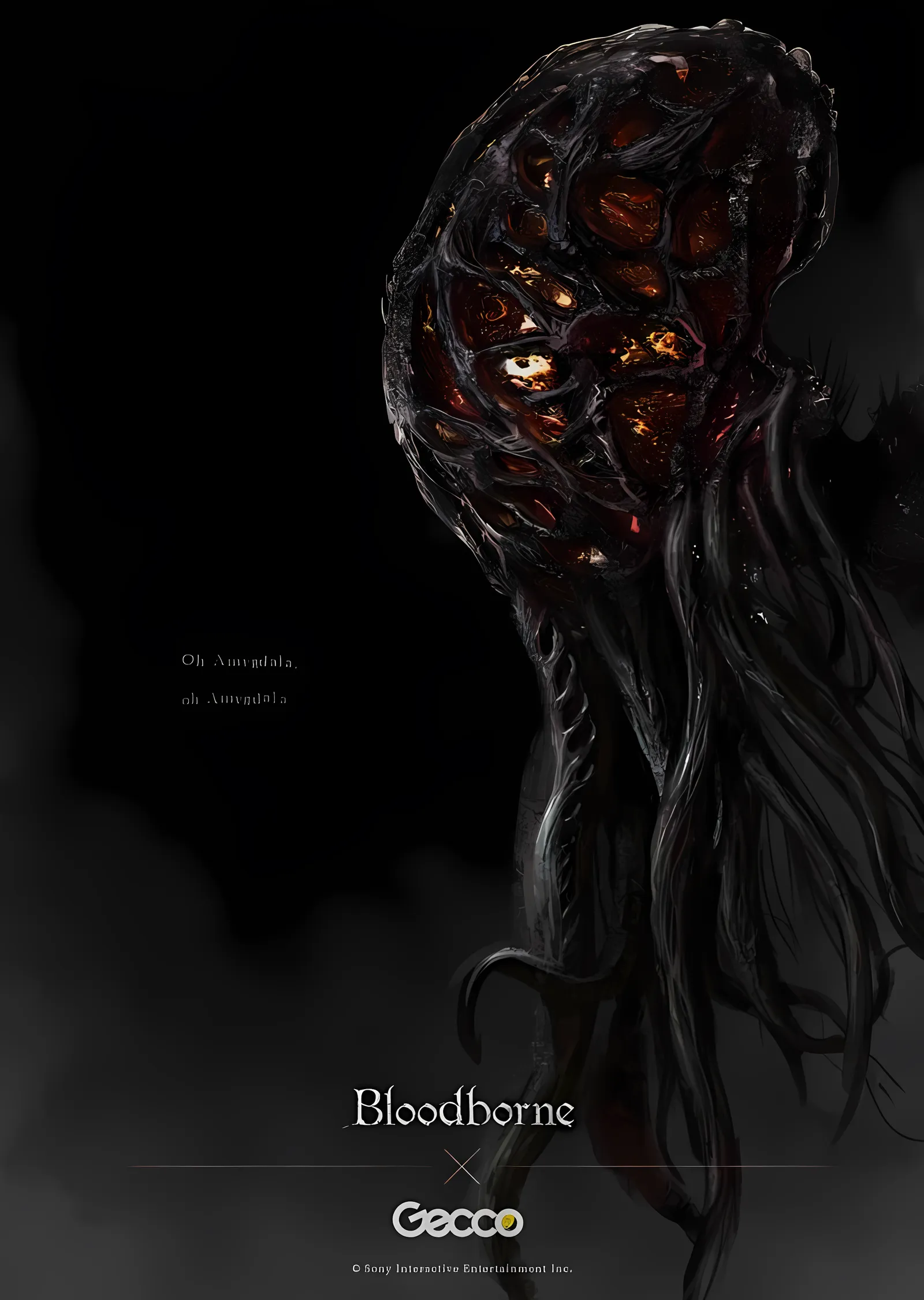 Bloodborne: Kozmik Dehşet metal tablo