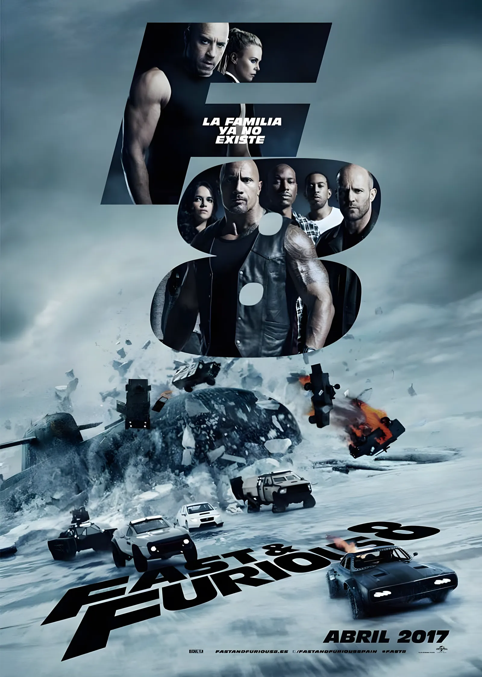 The Fate of the Furious: La Familia metal tablo