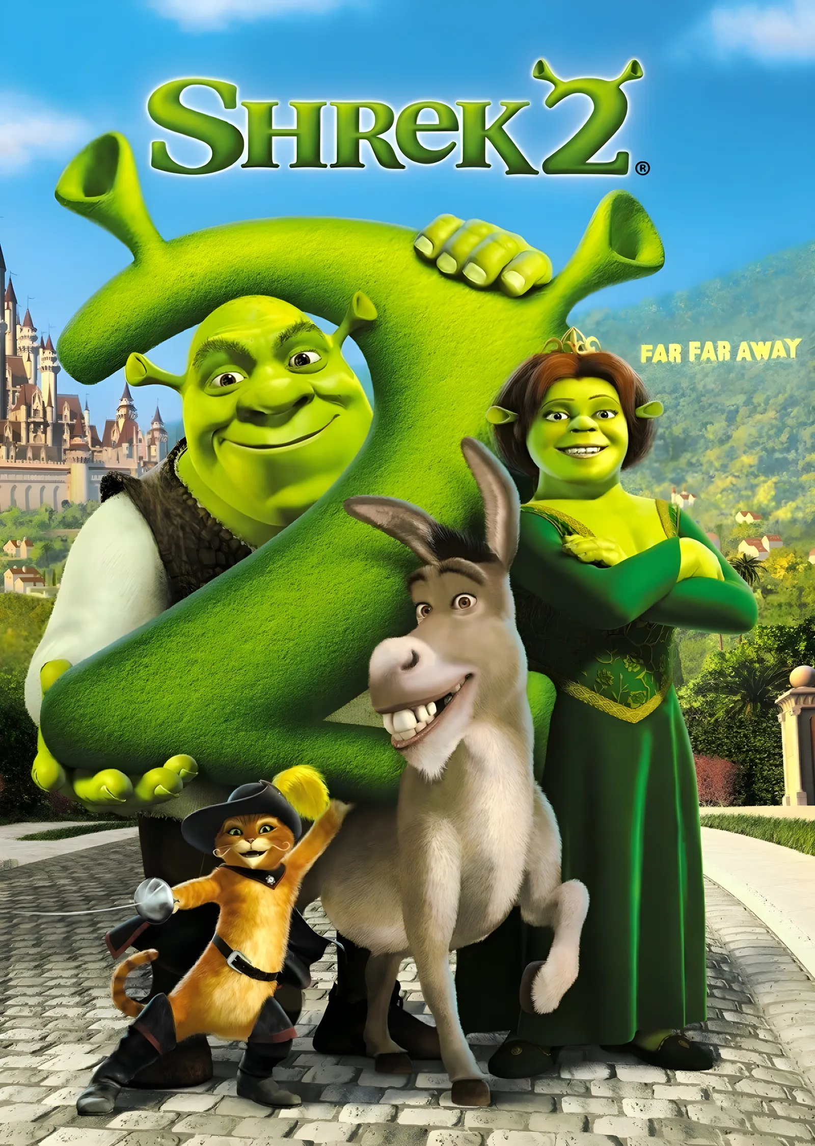 Shrek 2 metal tablo