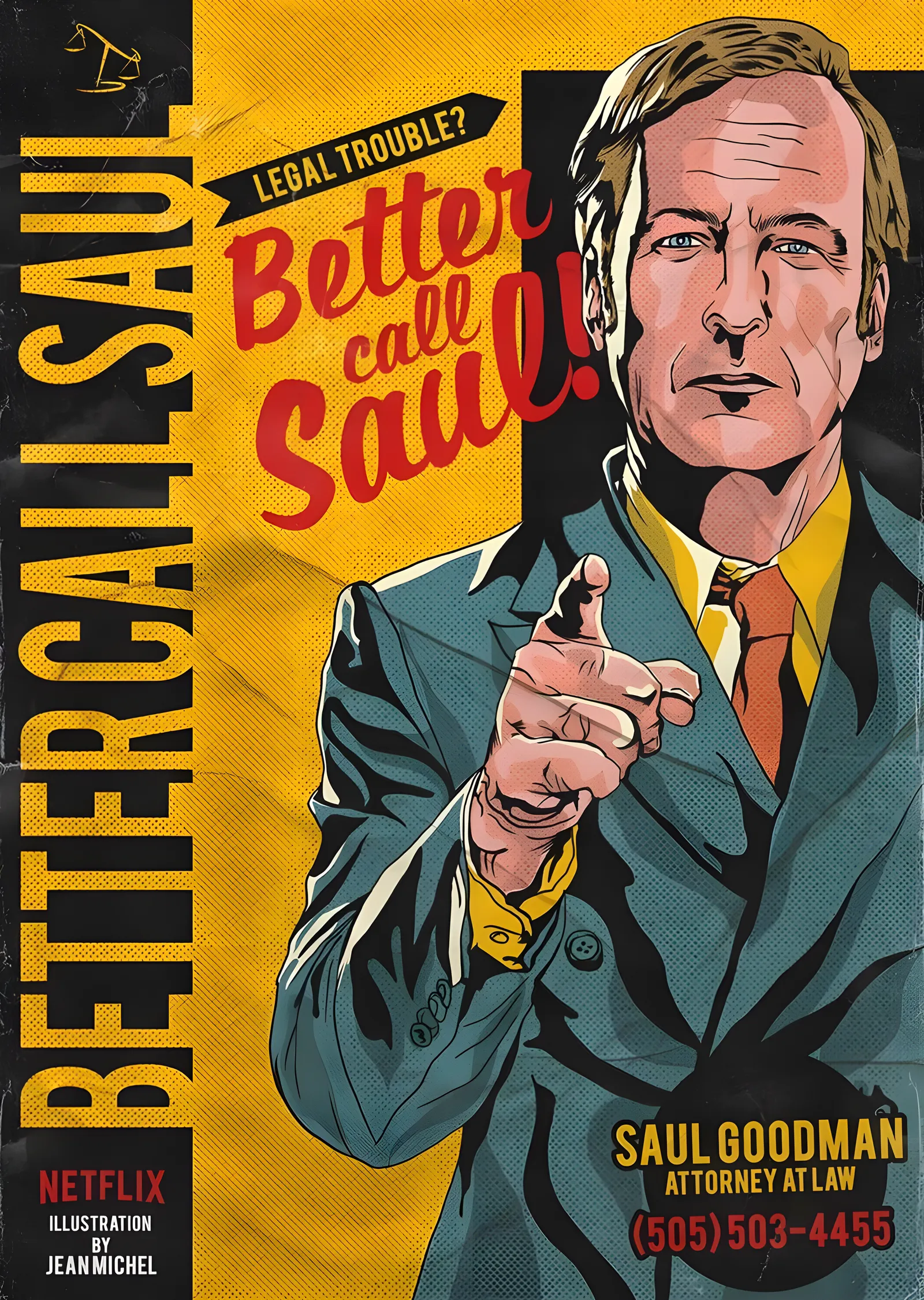 Better Call Saul: Saul Goodman metal tablo