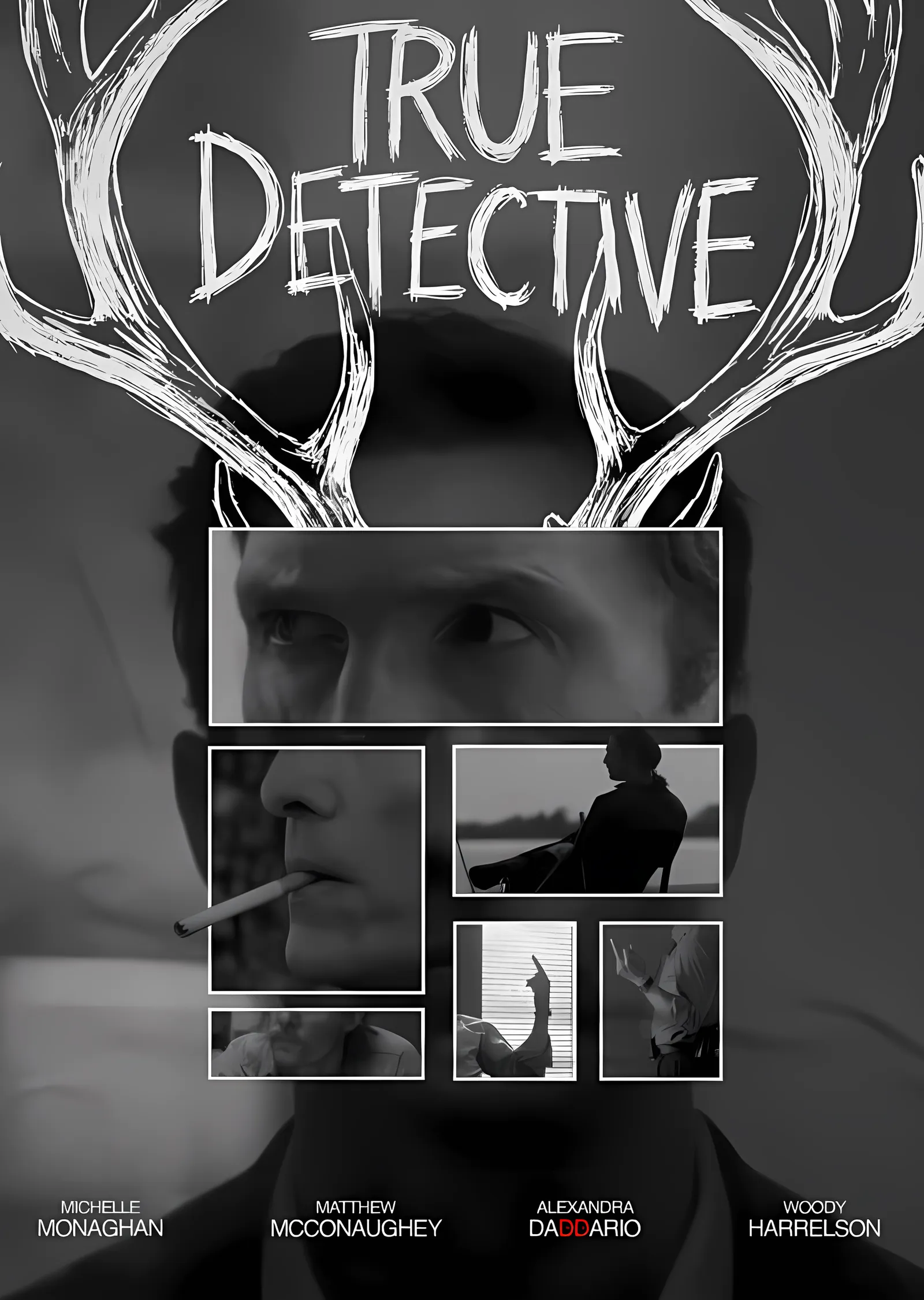 True Detective: Boynuzlar metal tablo