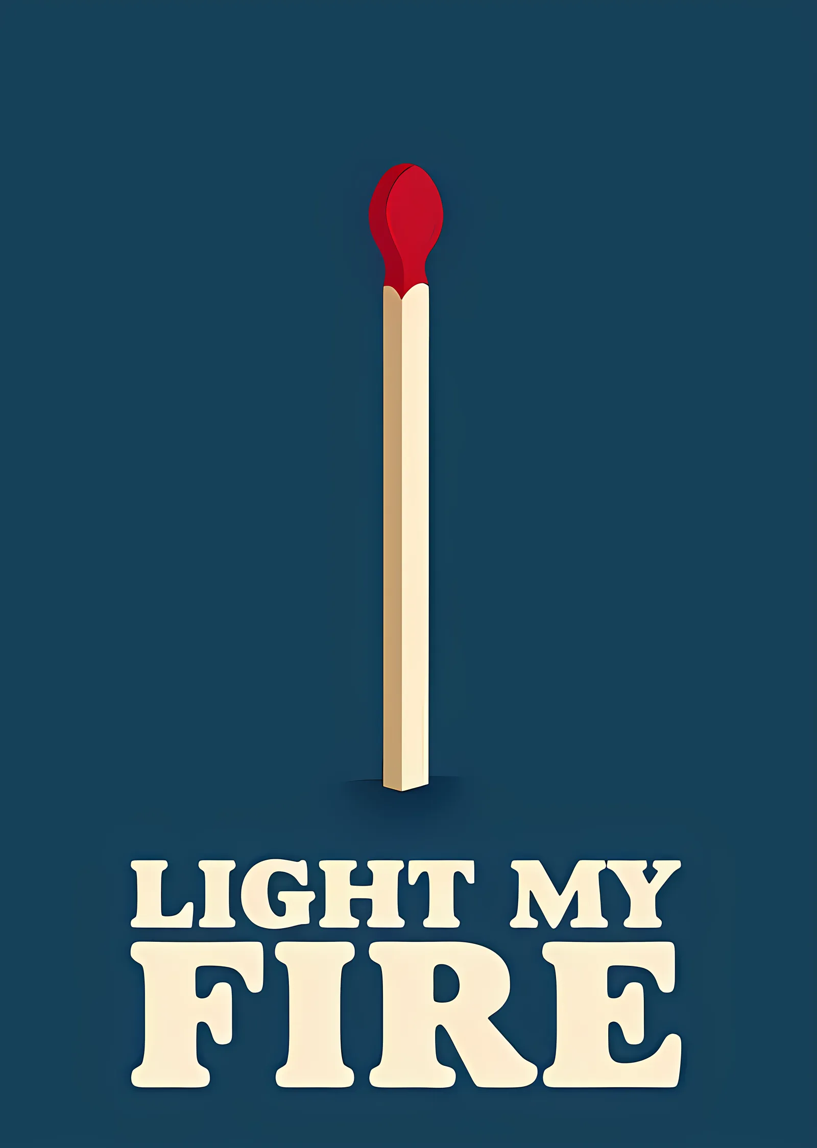 Light My Fire metal tablo