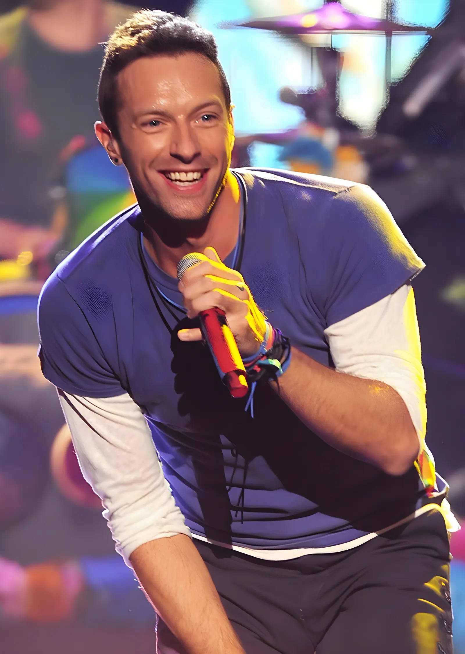 Coldplay: Chris Martin Gülümsemesi metal tablo