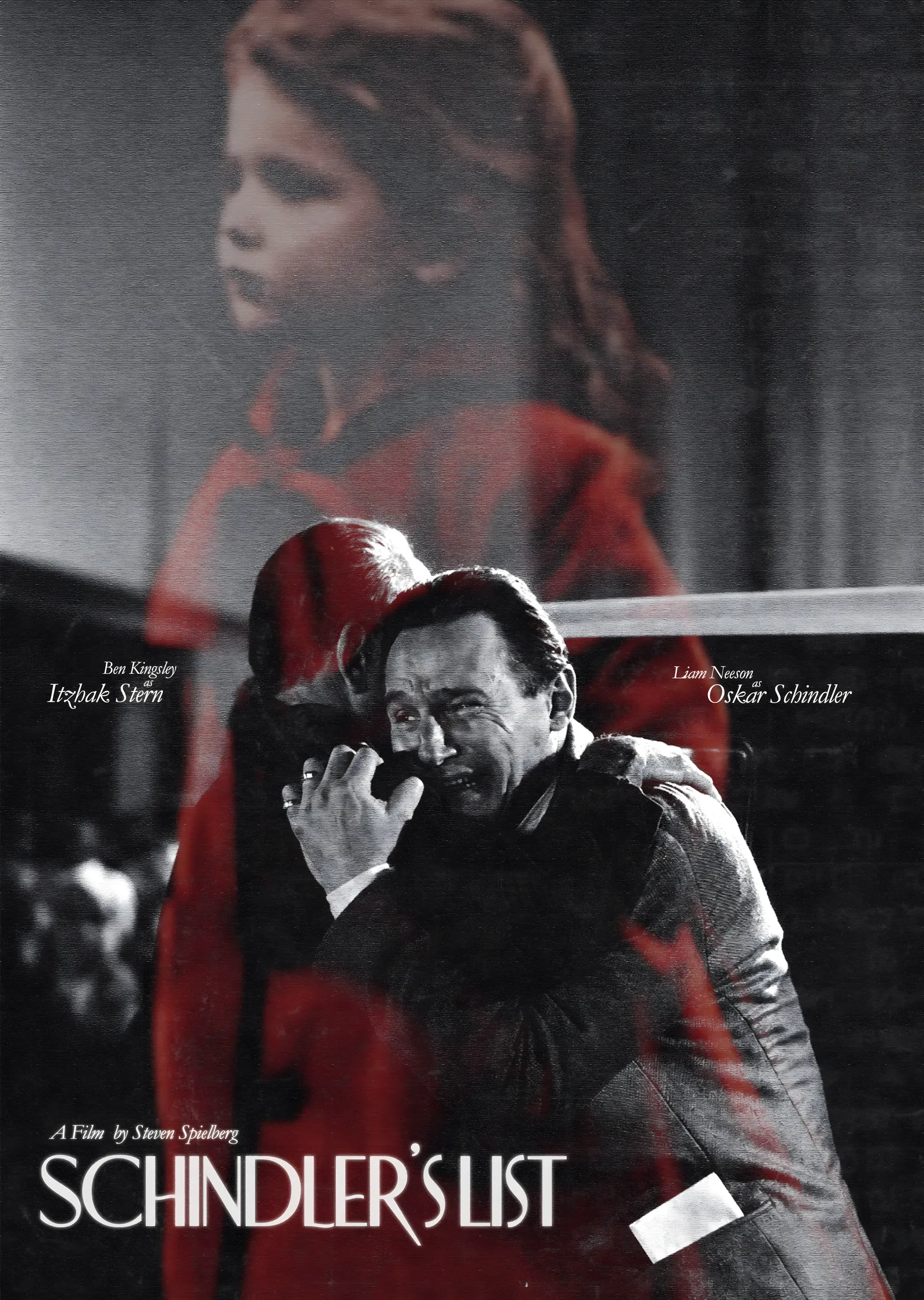 Schindler's List - Kızıl Figürlü Çift metal tablo