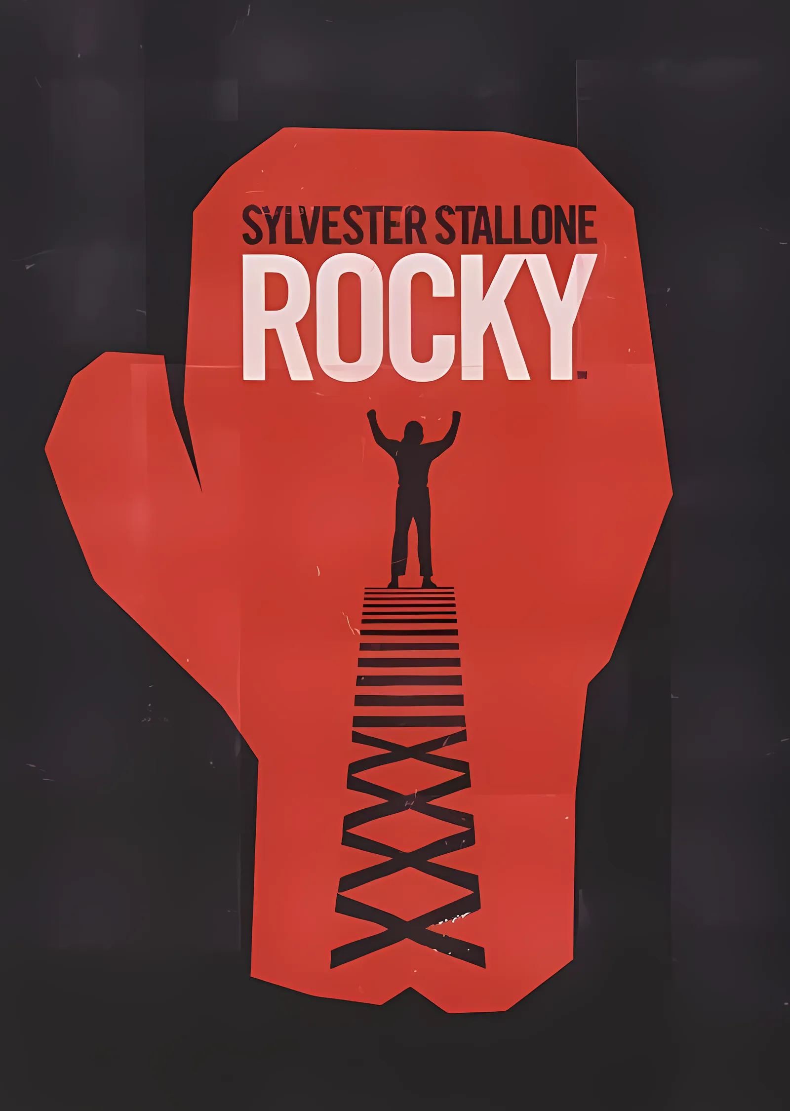 Rocky - Kırmızı Boks Eldiveni metal tablo