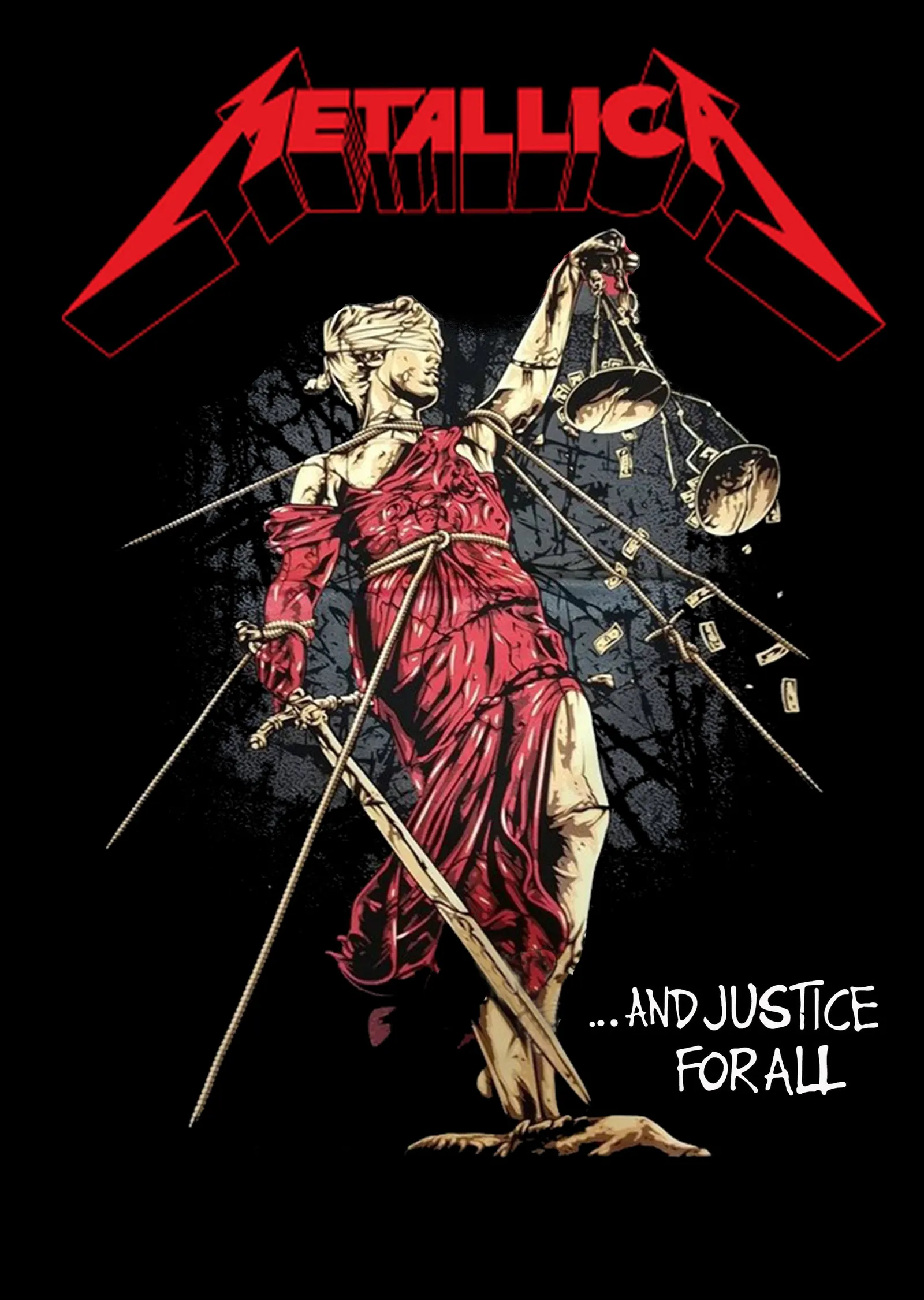 Metallica · ...And Justice for All metal tablo