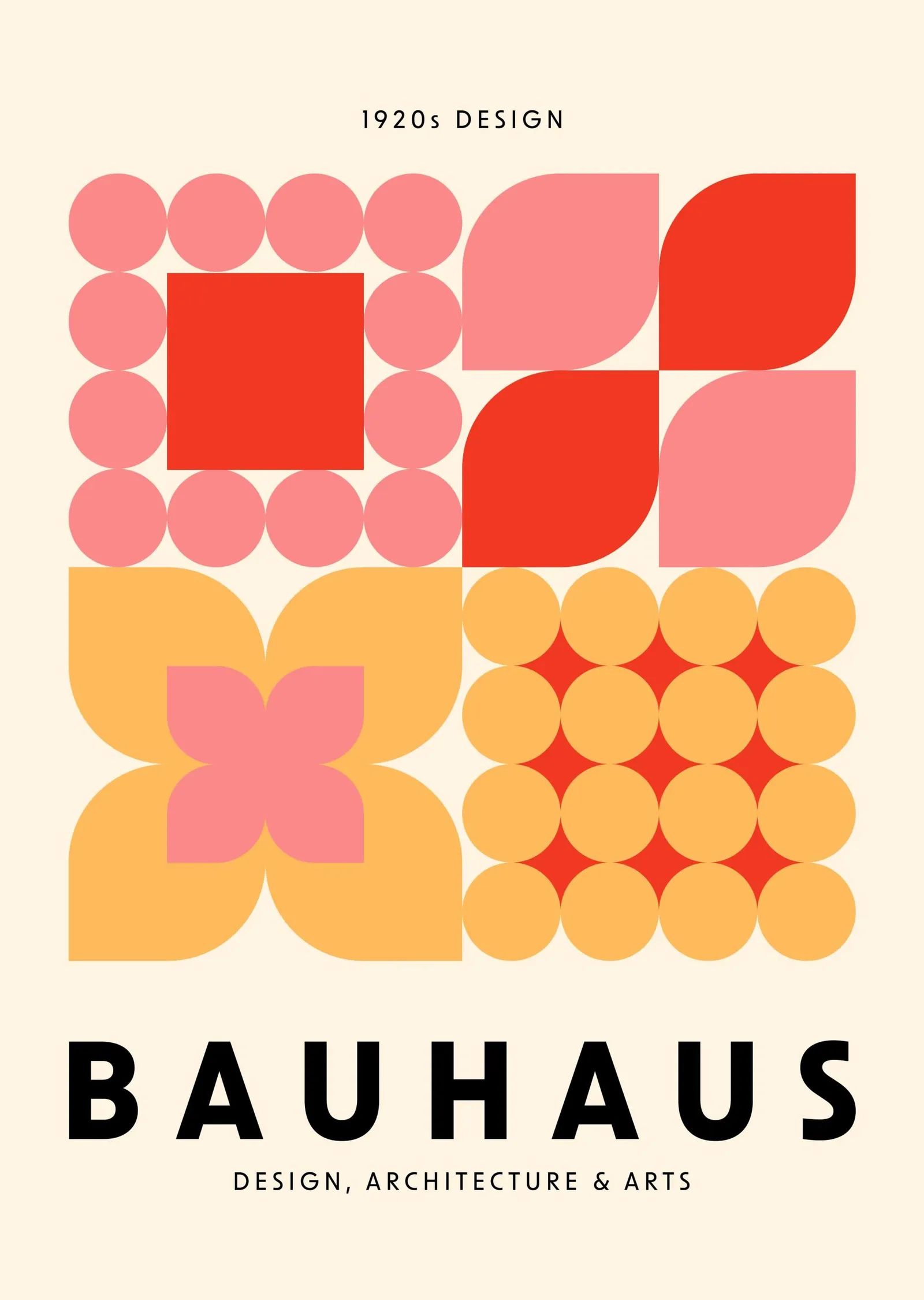 Bauhaus: 1920s Design metal tablo