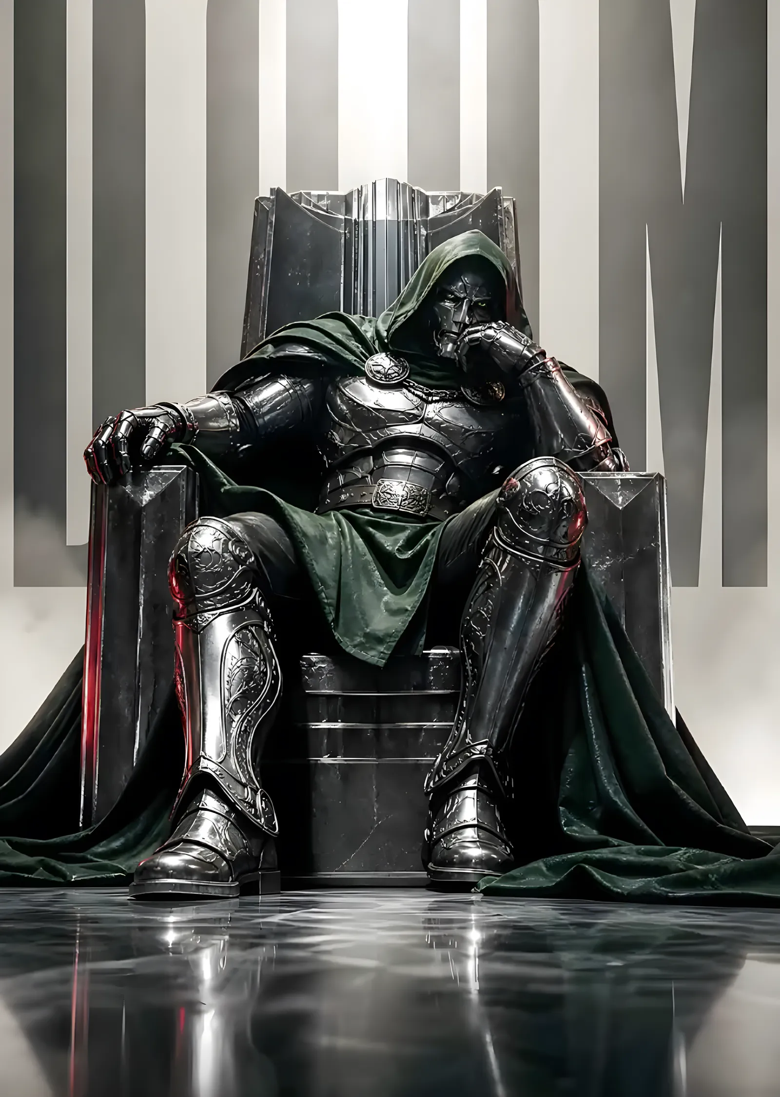 Doctor Doom - Tahtta metal tablo