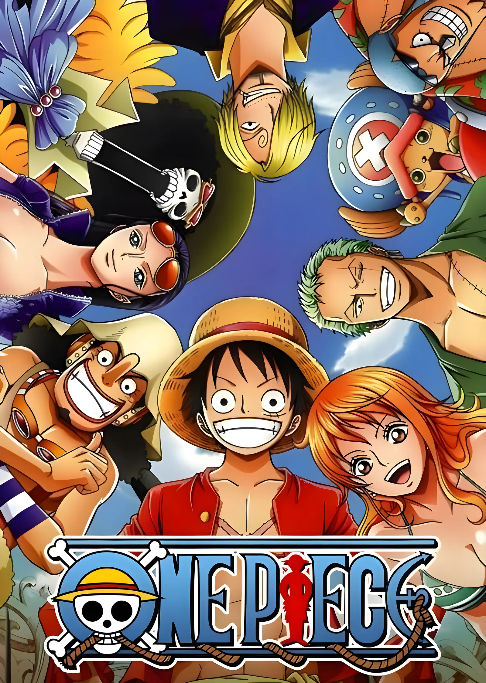 One Piece: Hasır Şapka Tayfası metal tablo
