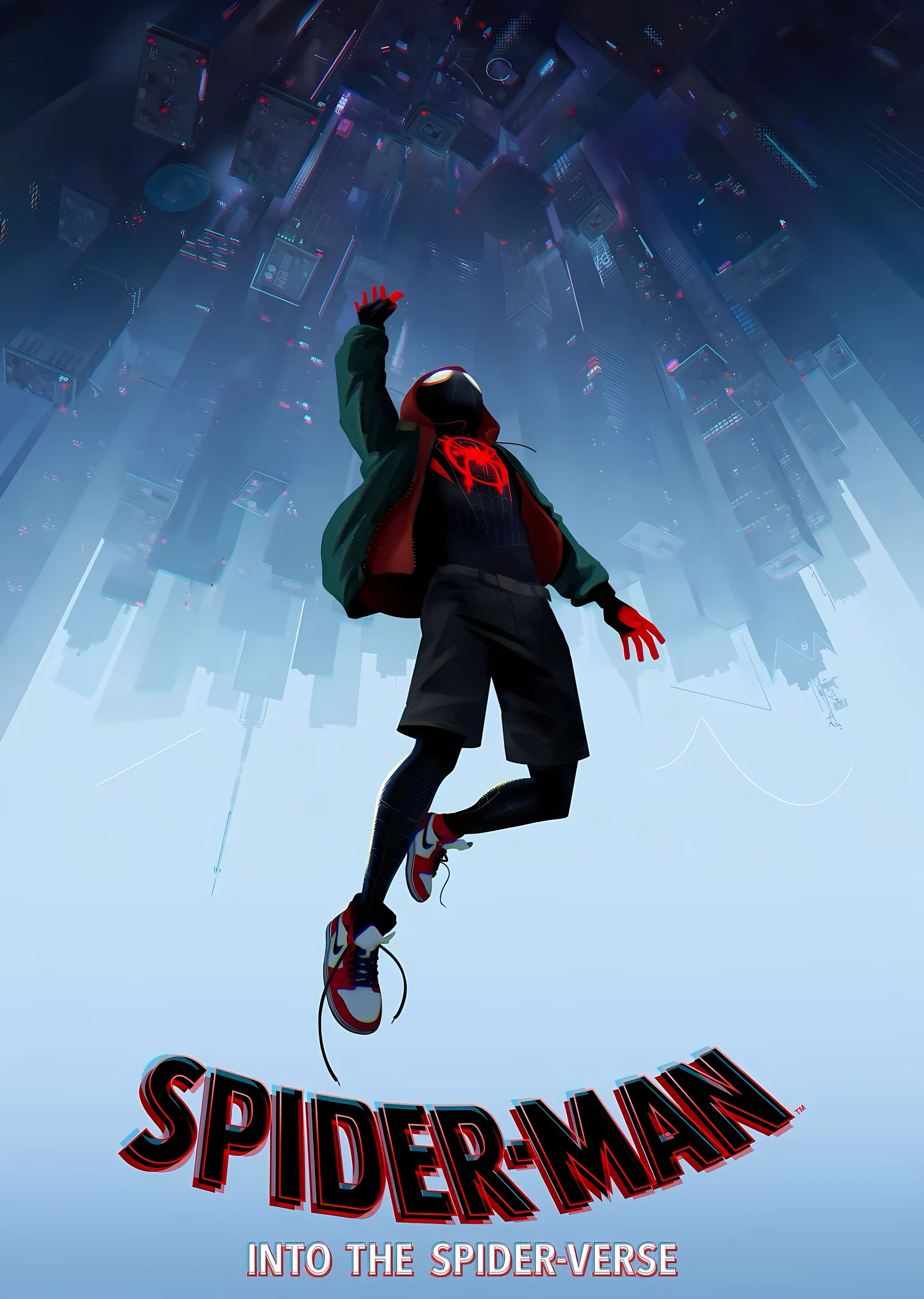 Spider-Man: Into the Spider-Verse metal tablo