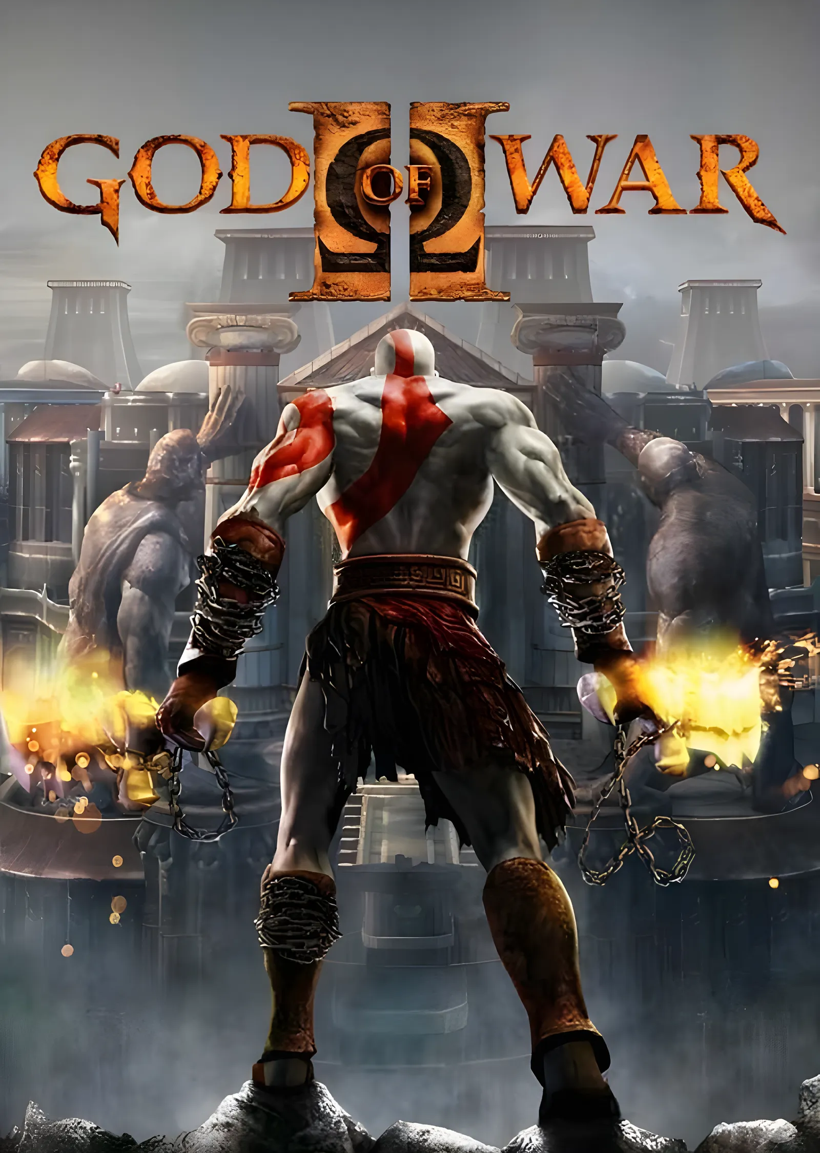 God of War II metal tablo