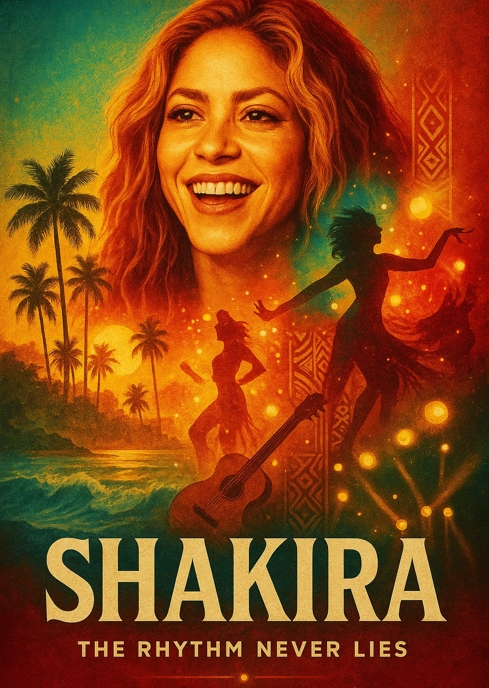 Shakira: The Rhythm Never Lies metal tablo
