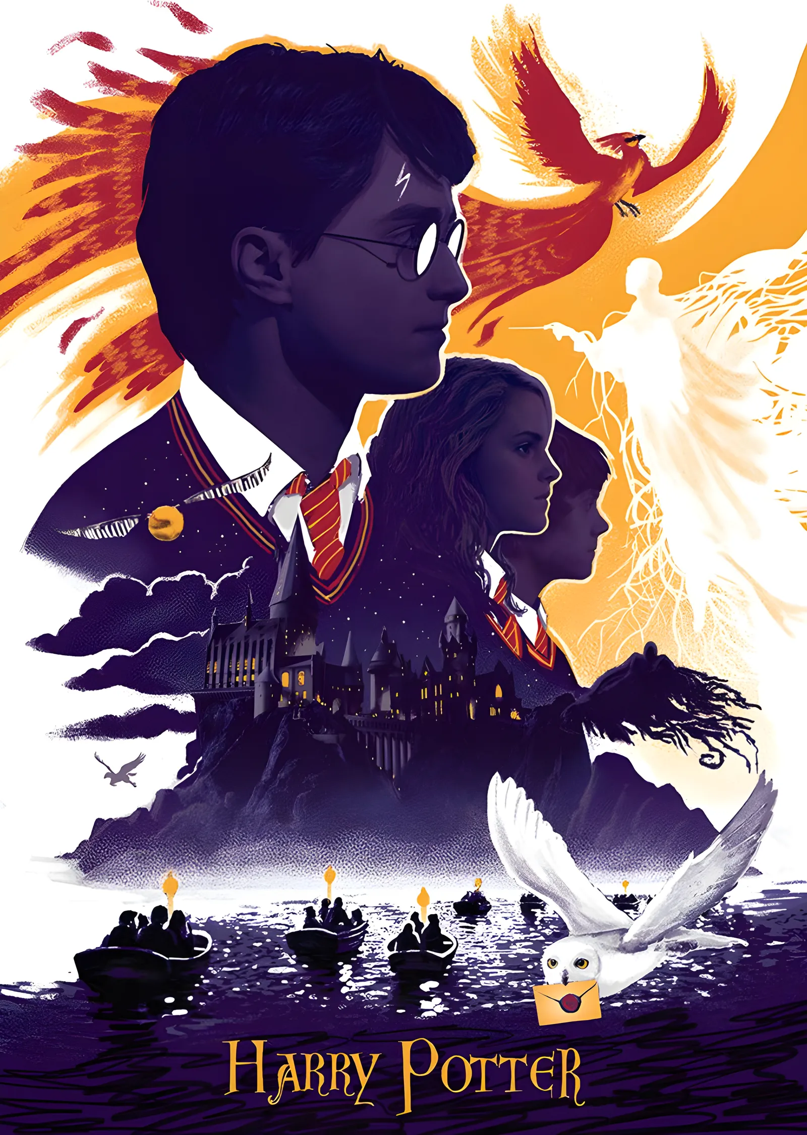 Harry Potter · Zümrüdüanka metal tablo