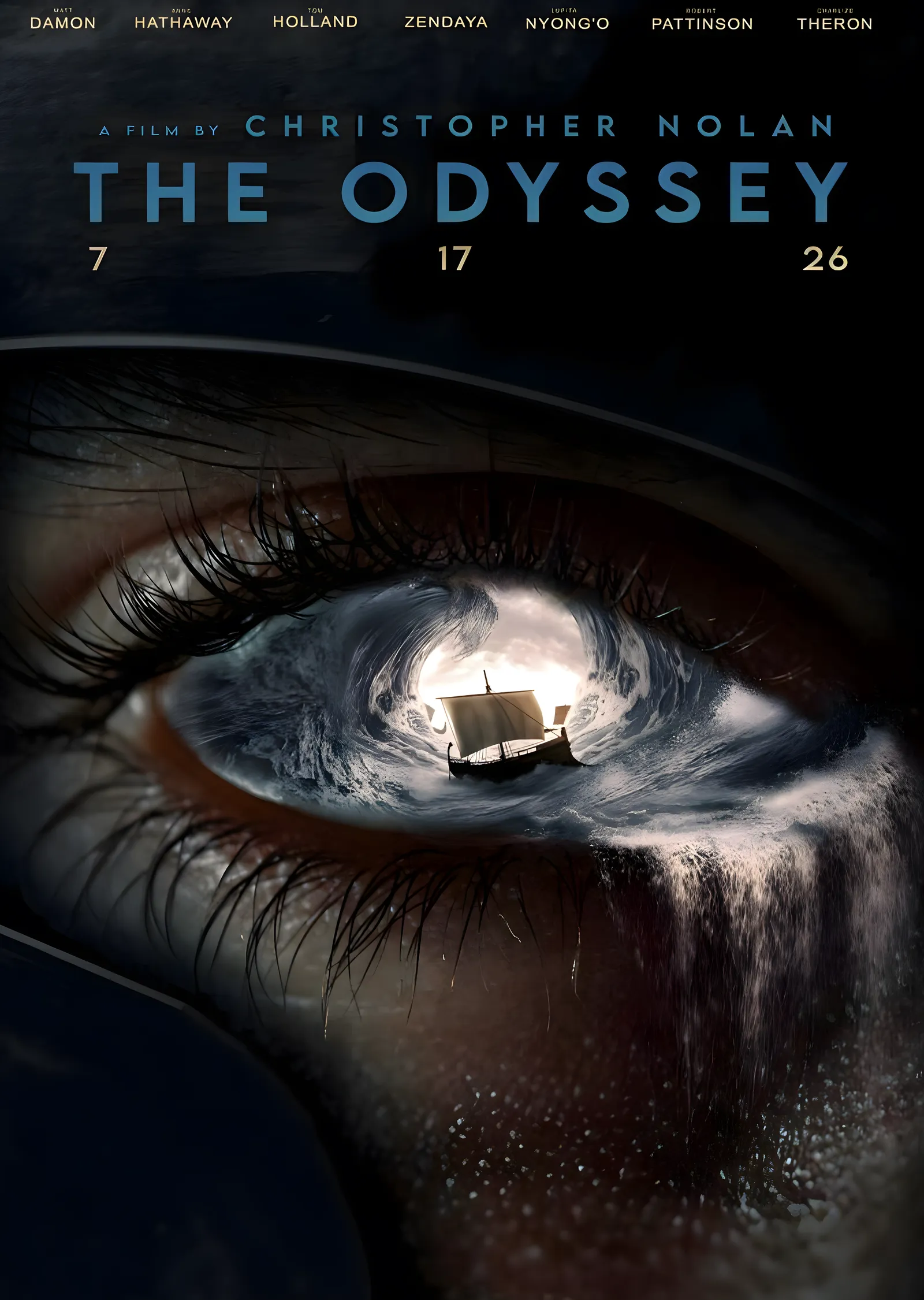 The Odyssey: Gözdeki Gemi metal tablo