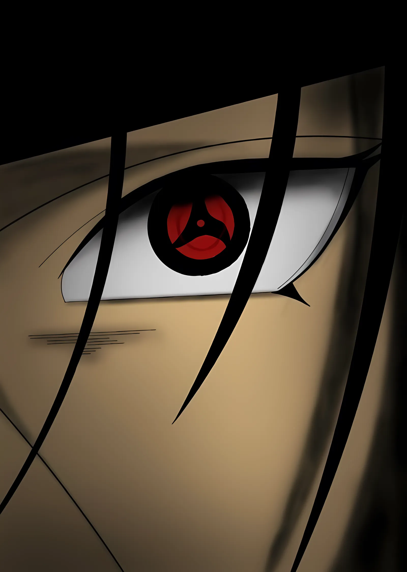 Itachi - Sharingan Gözü metal tablo