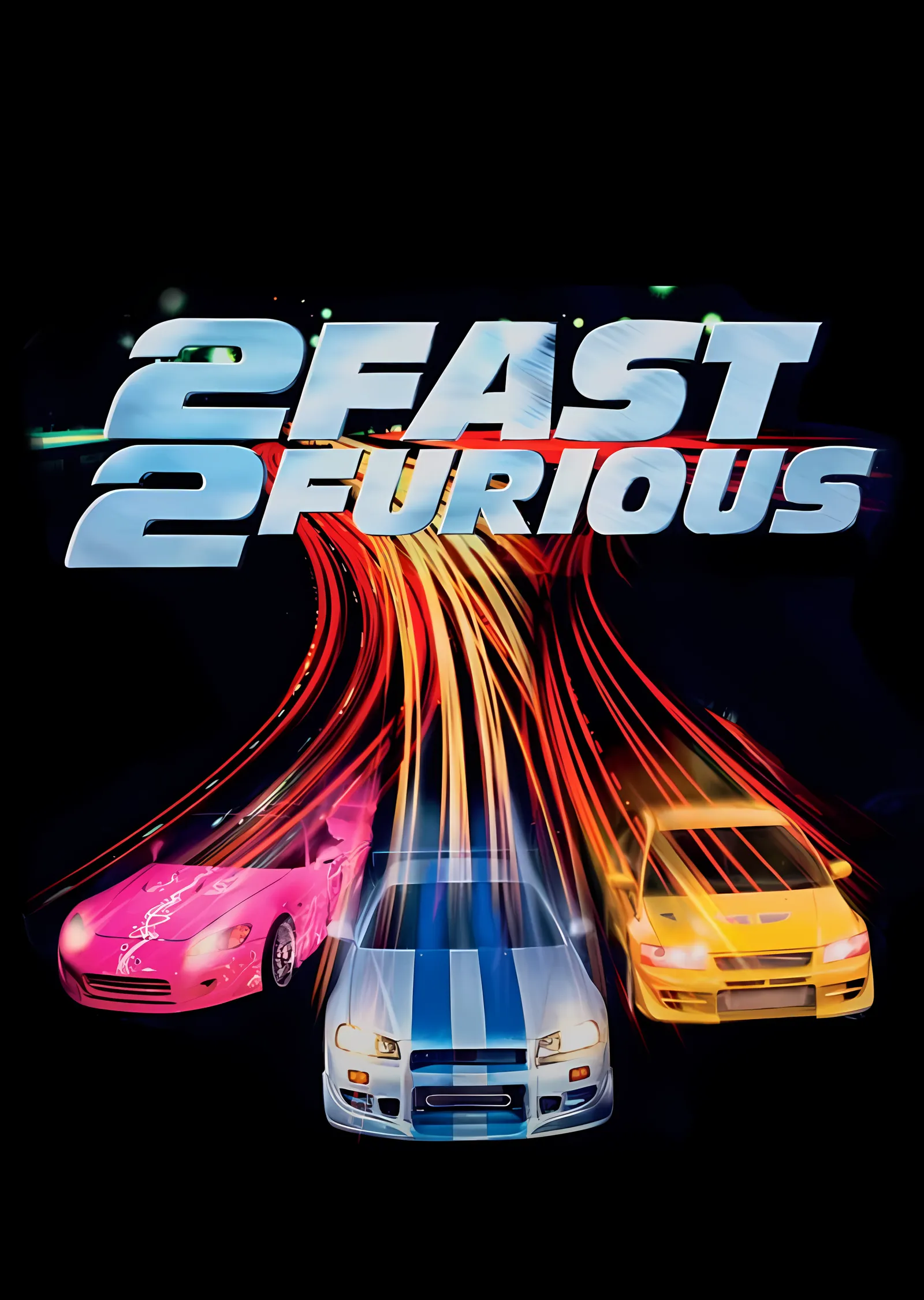 2 Fast 2 Furious metal tablo