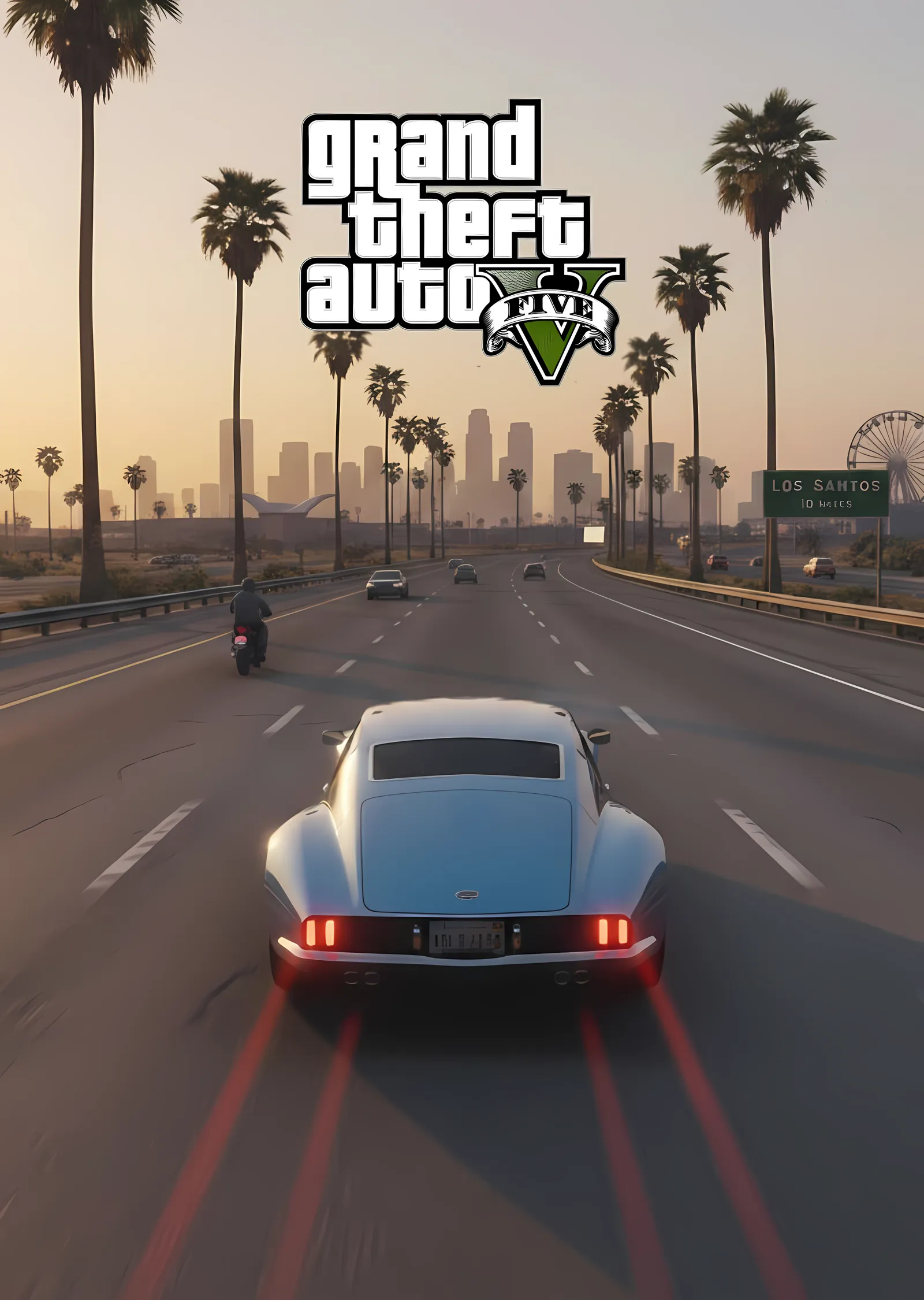 Grand Theft Auto V · Los Santos metal tablo