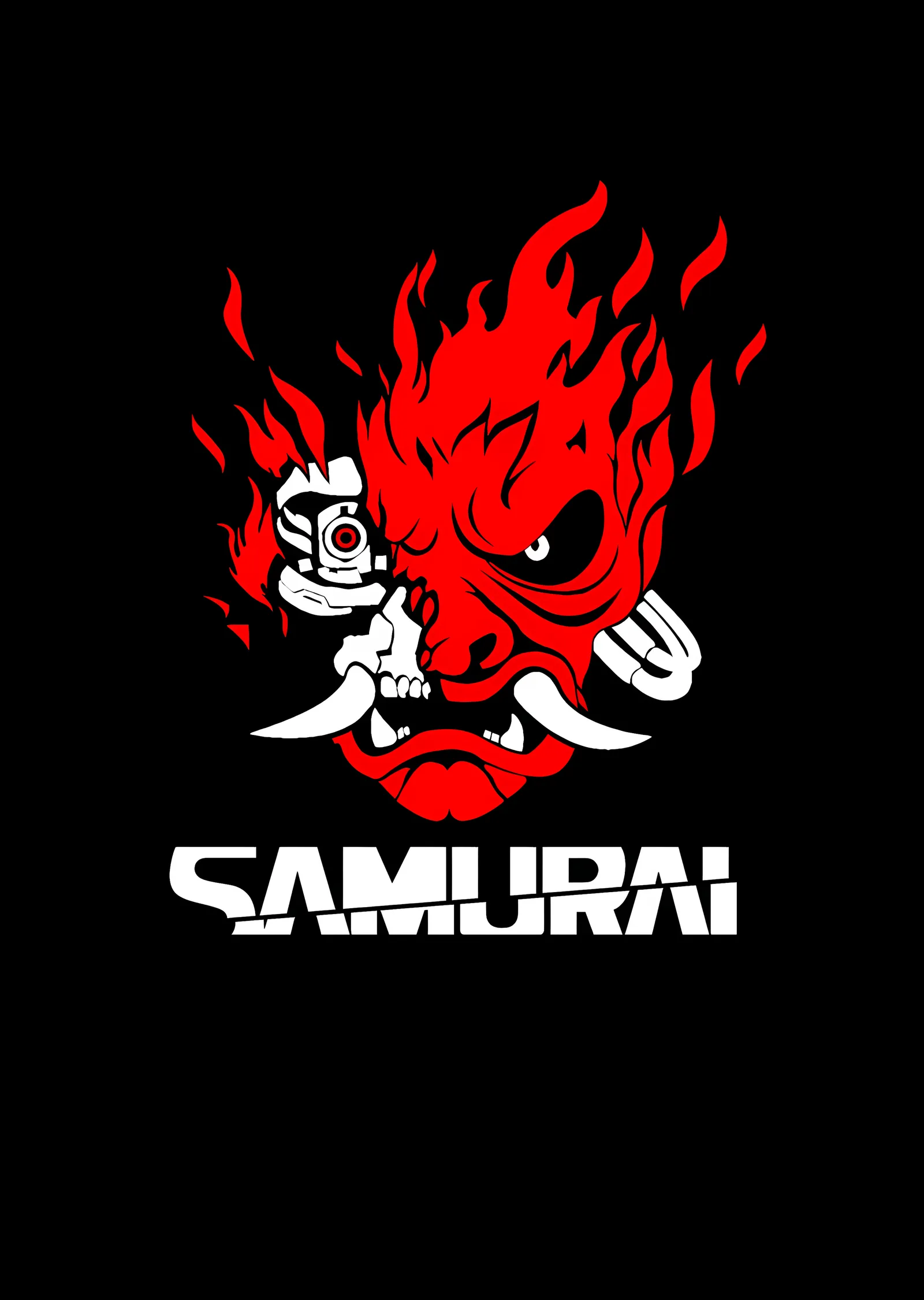 Cyberpunk 2077: Samuray metal tablo