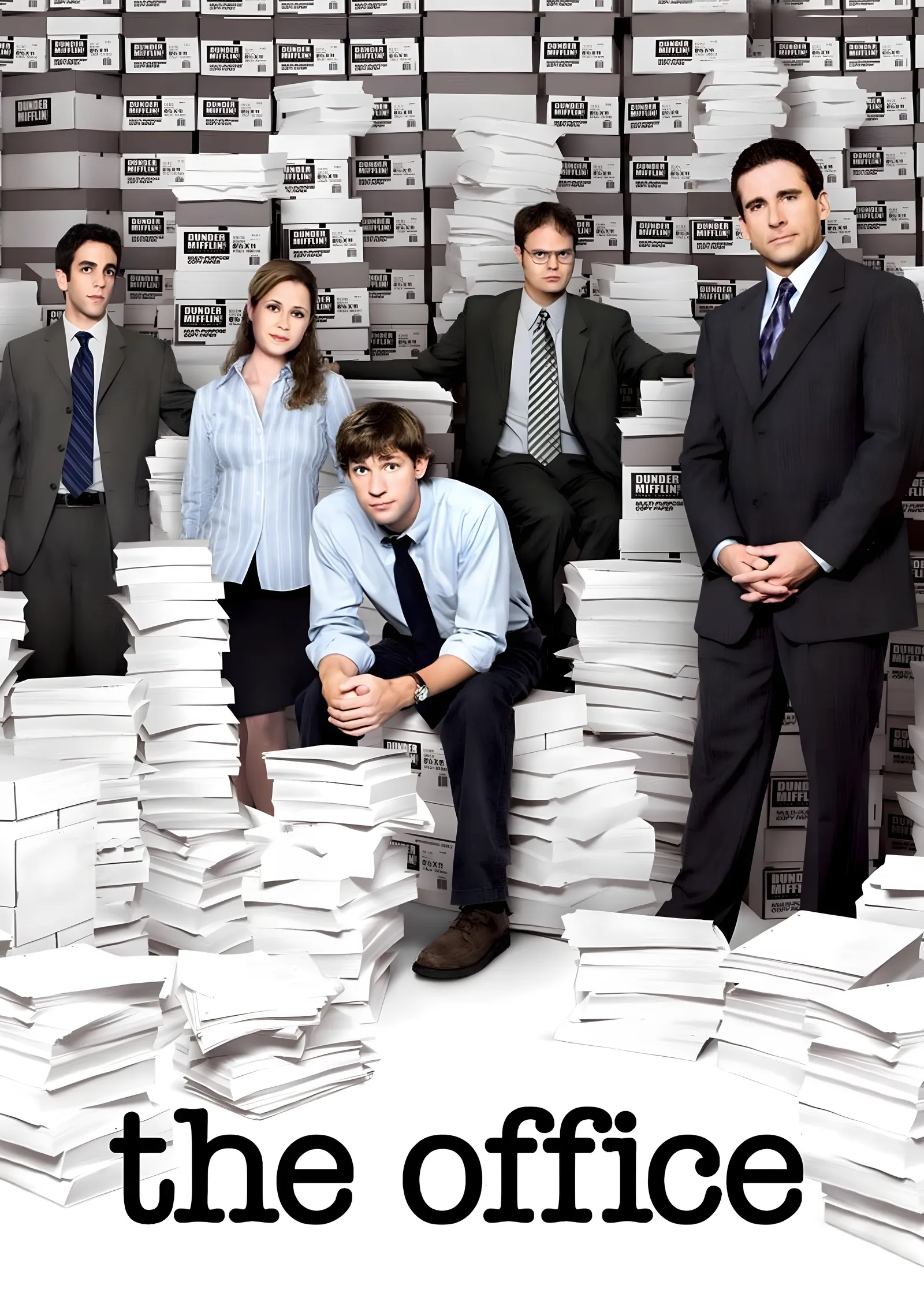 The Office - Kağıt Yığınları metal tablo