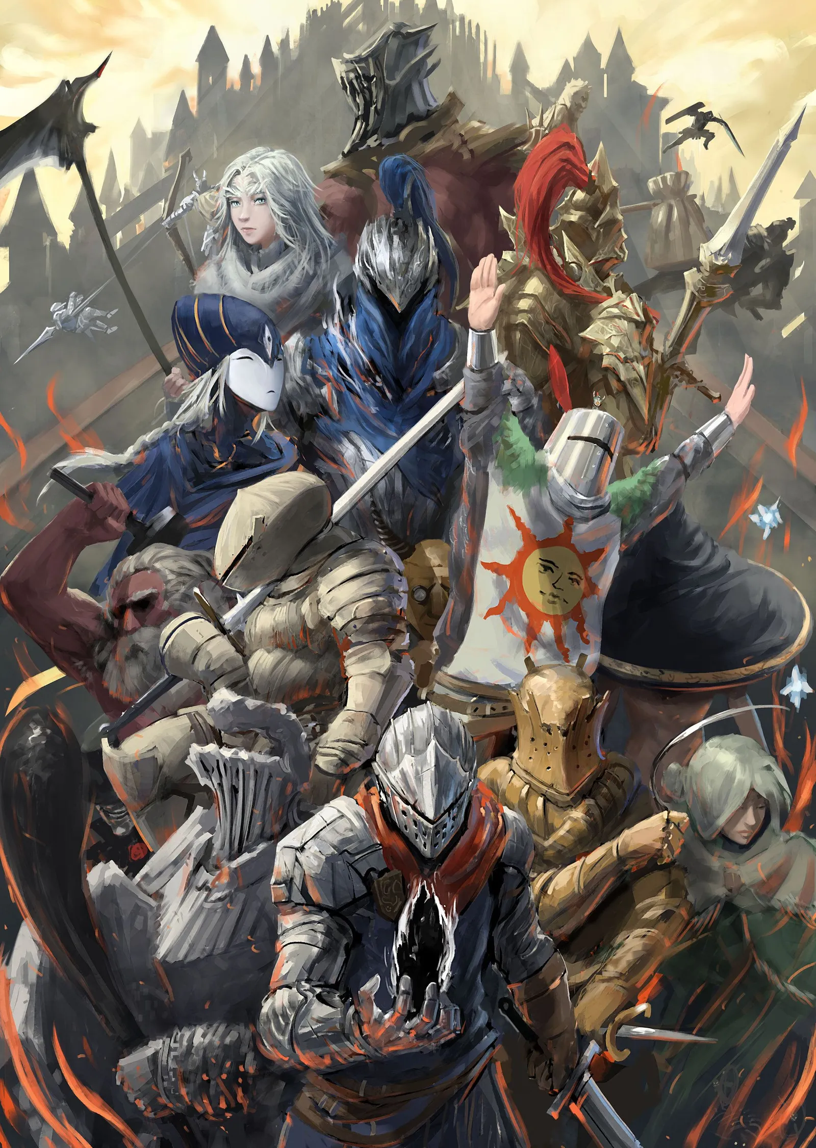 Dark Souls: Unkindled Lords metal tablo