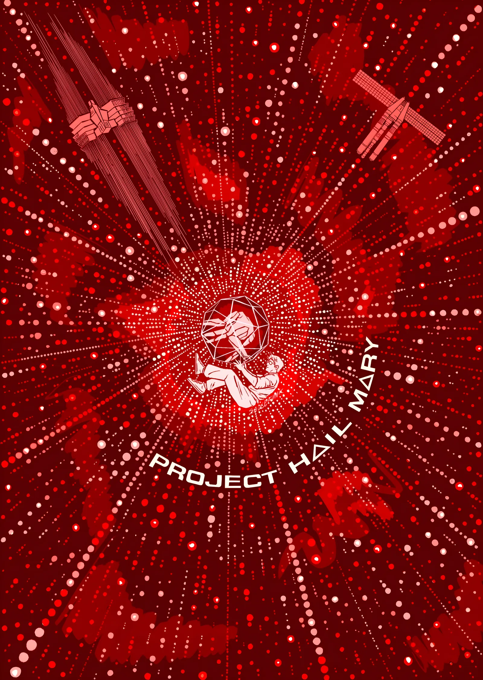 Project Hail Mary - Kızıl Patlama metal tablo