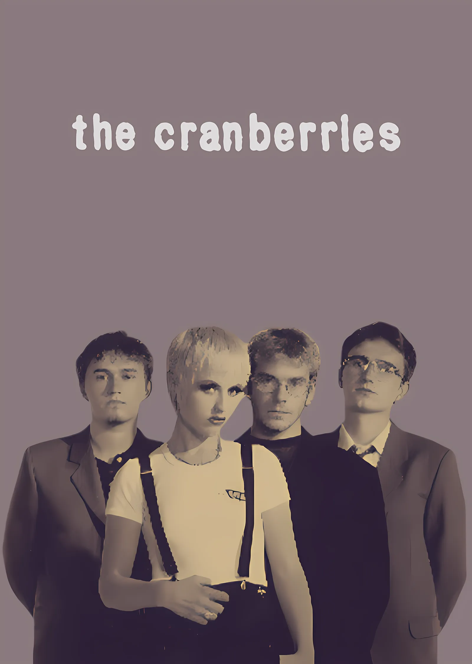 The Cranberries - Mor Tonlarda Grup metal tablo