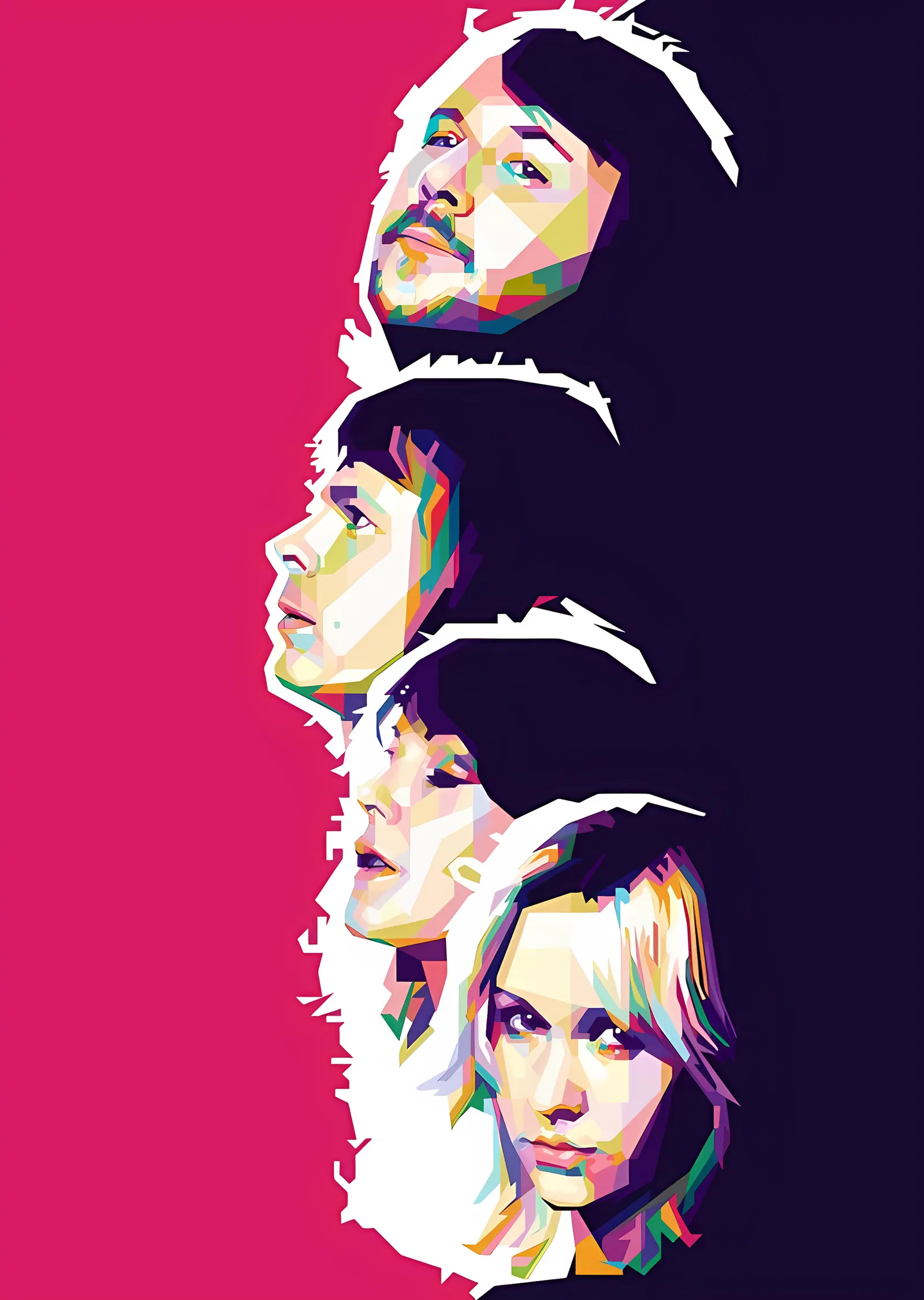 ABBA: WPAP Pop Art metal tablo
