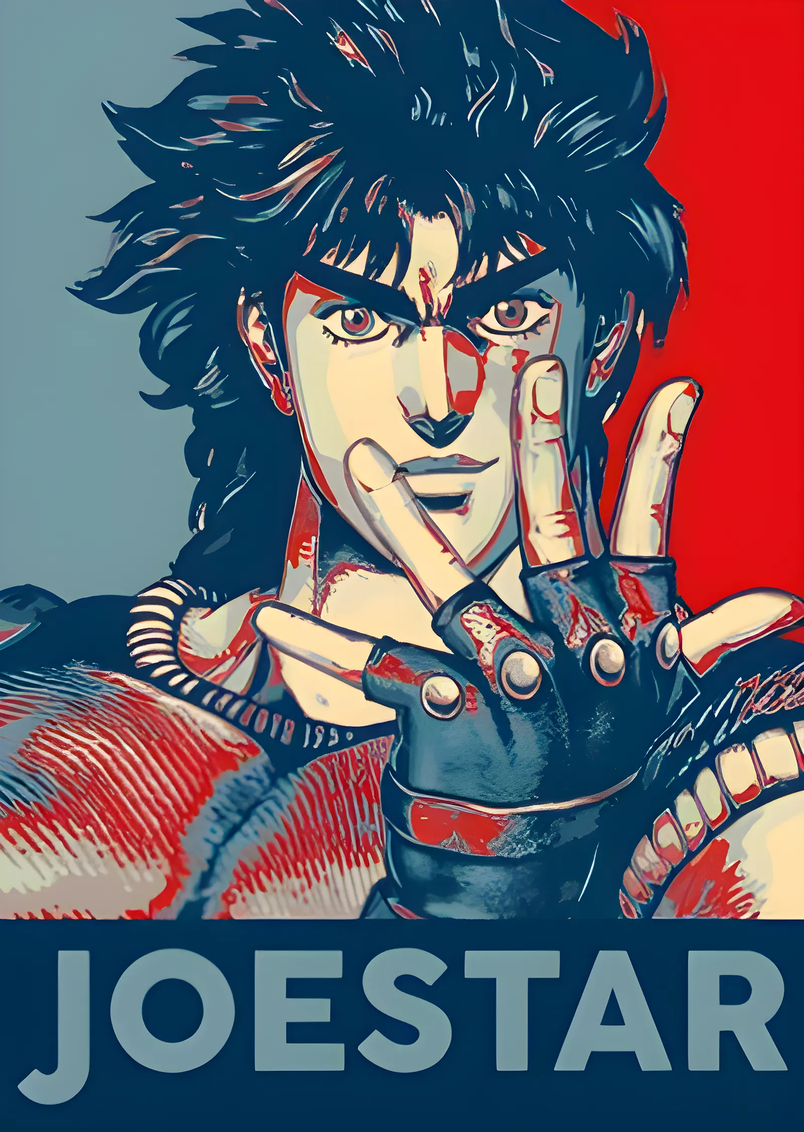 JoJo's Bizarre Adventure - Joestar Pop Art metal tablo
