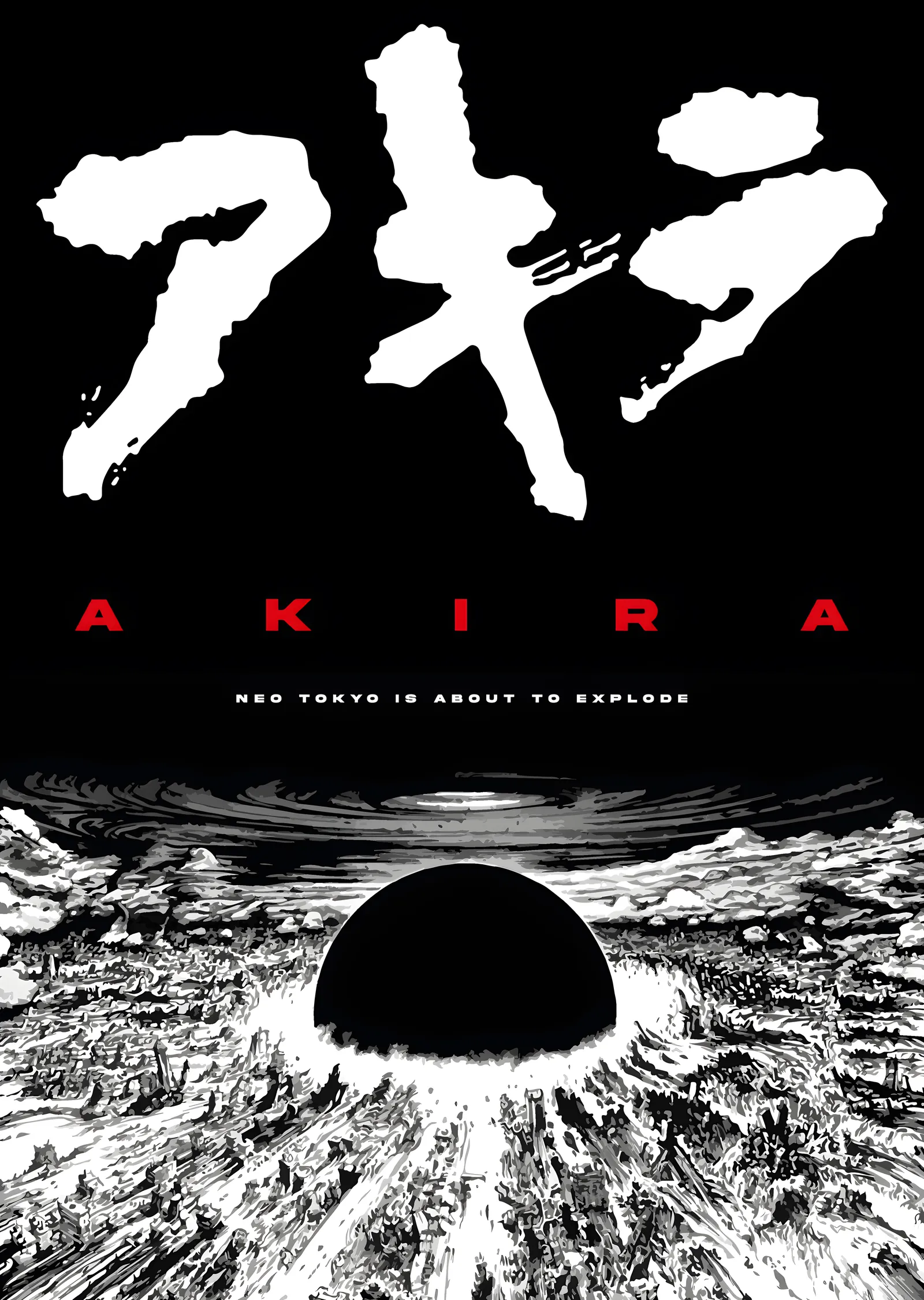 Akira · Neo Tokyo Patlaması metal tablo