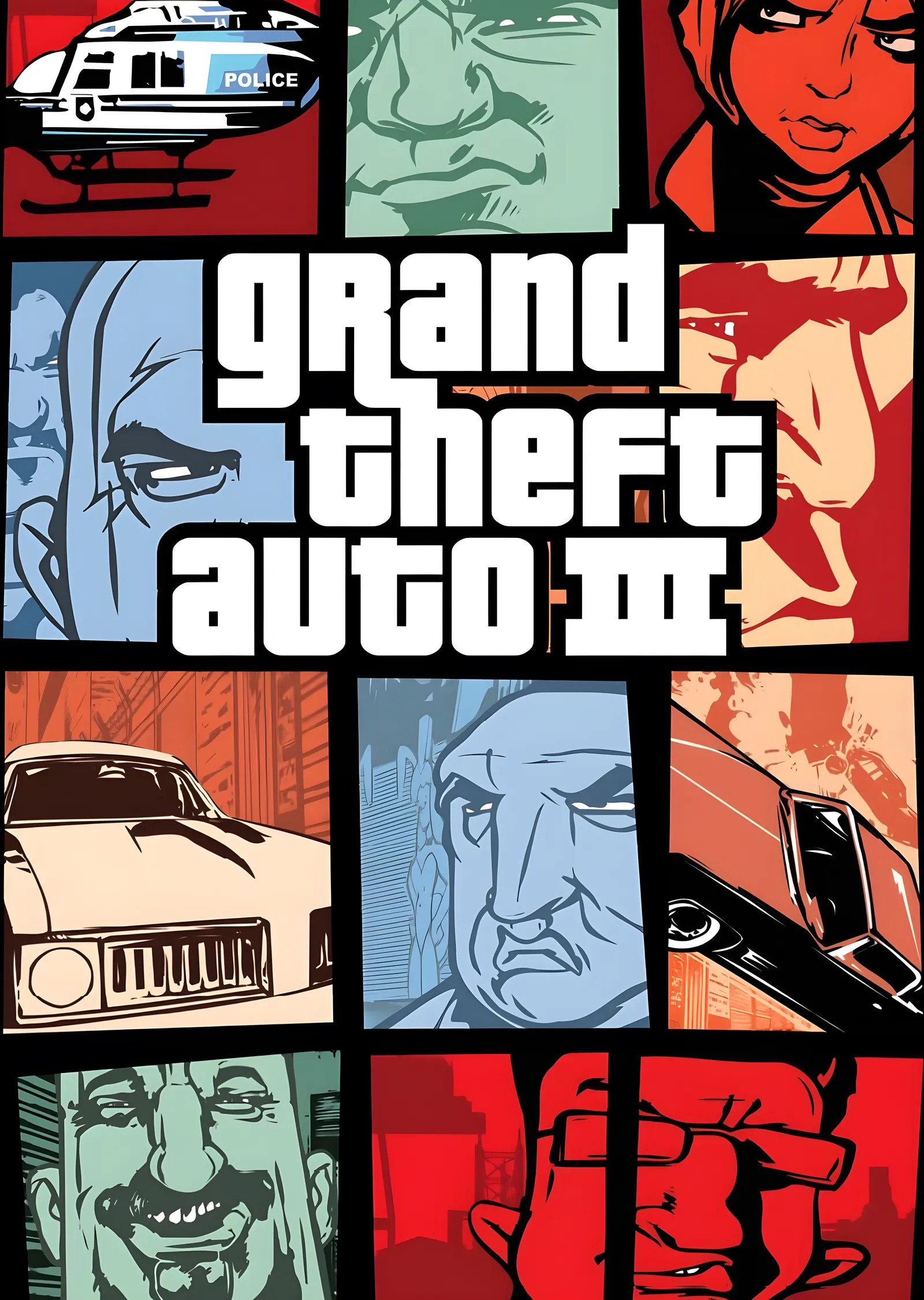 Grand Theft Auto III metal tablo