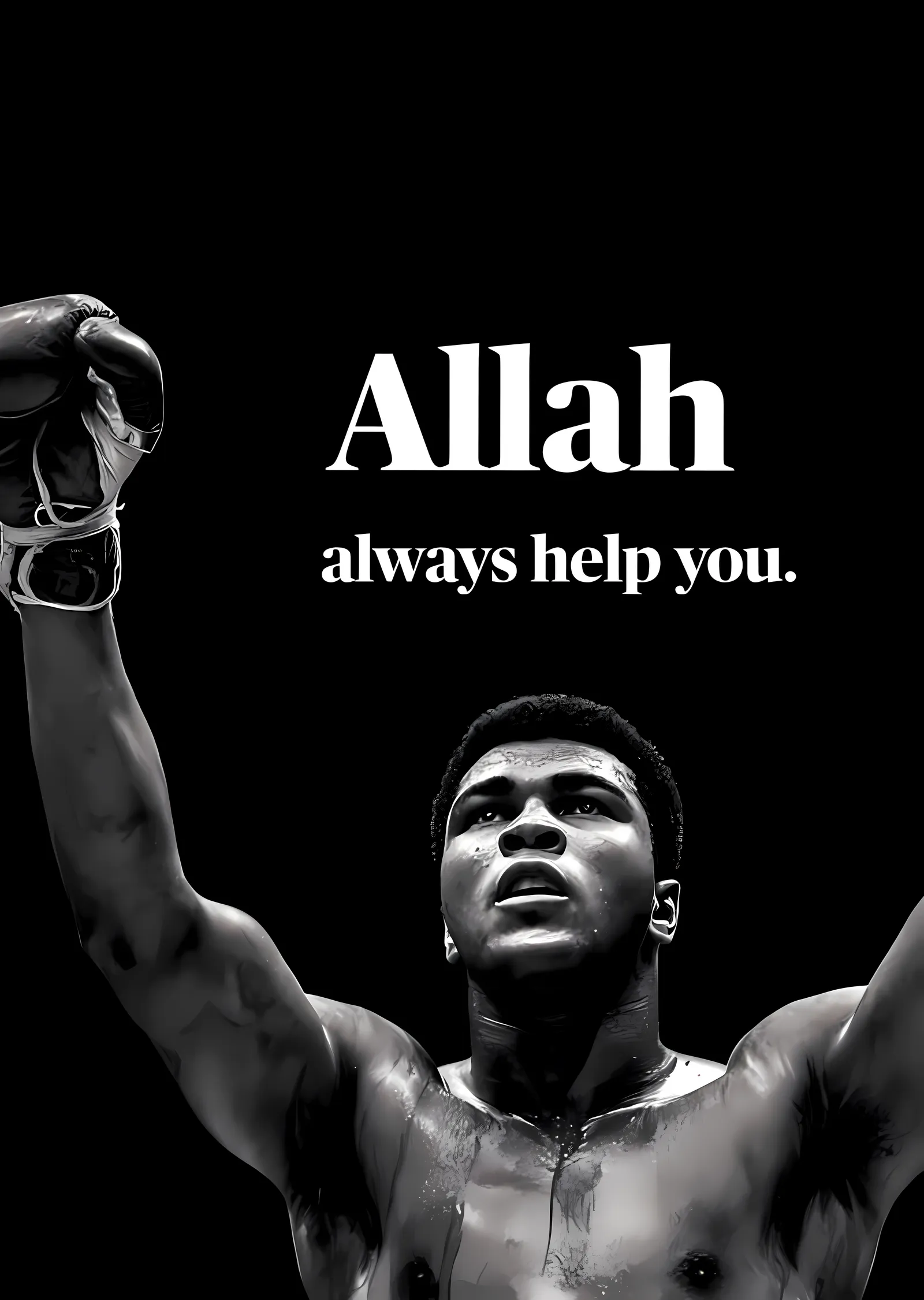 Muhammad Ali: Ringde Zafer Anı metal tablo