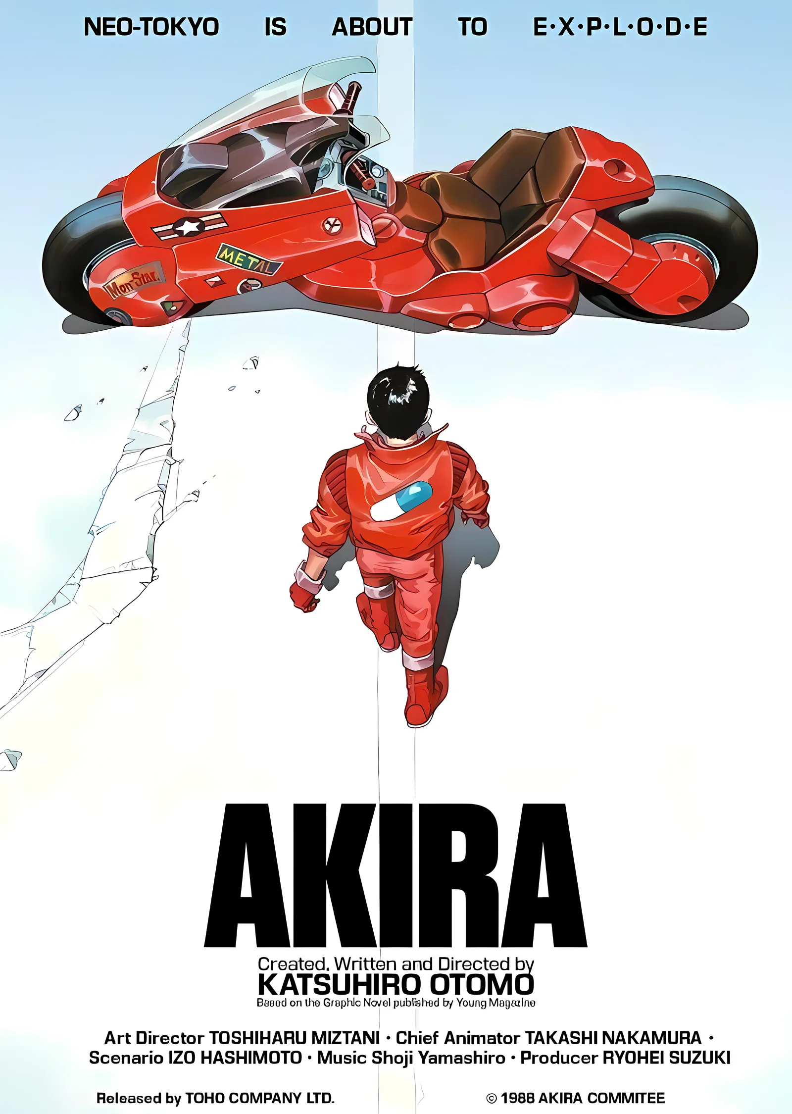 Akira: Neo Tokyo Patlamak Üzere metal tablo