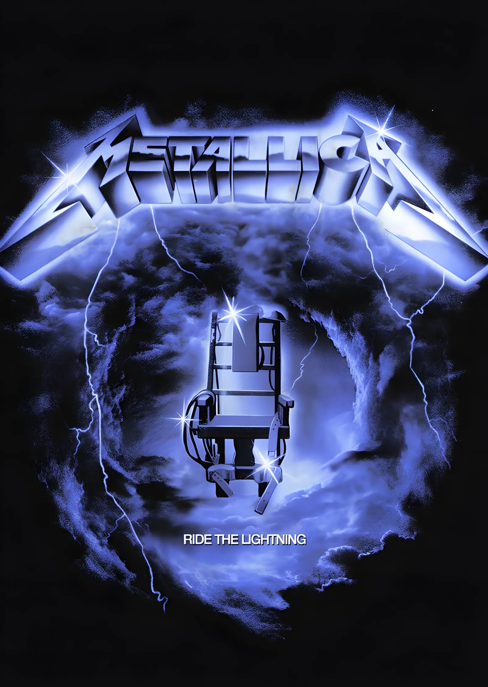 Metallica: Ride the Lightning Kapak metal tablo