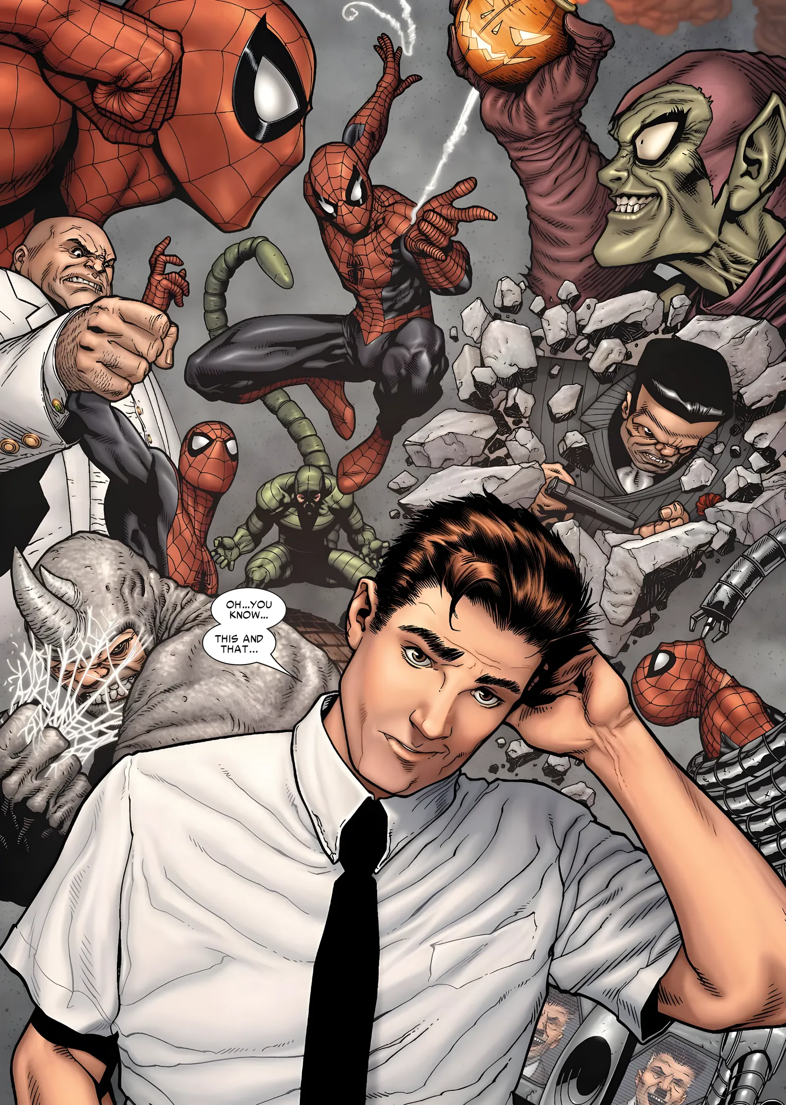 Spider-Man: Karakterler Kolajı metal tablo