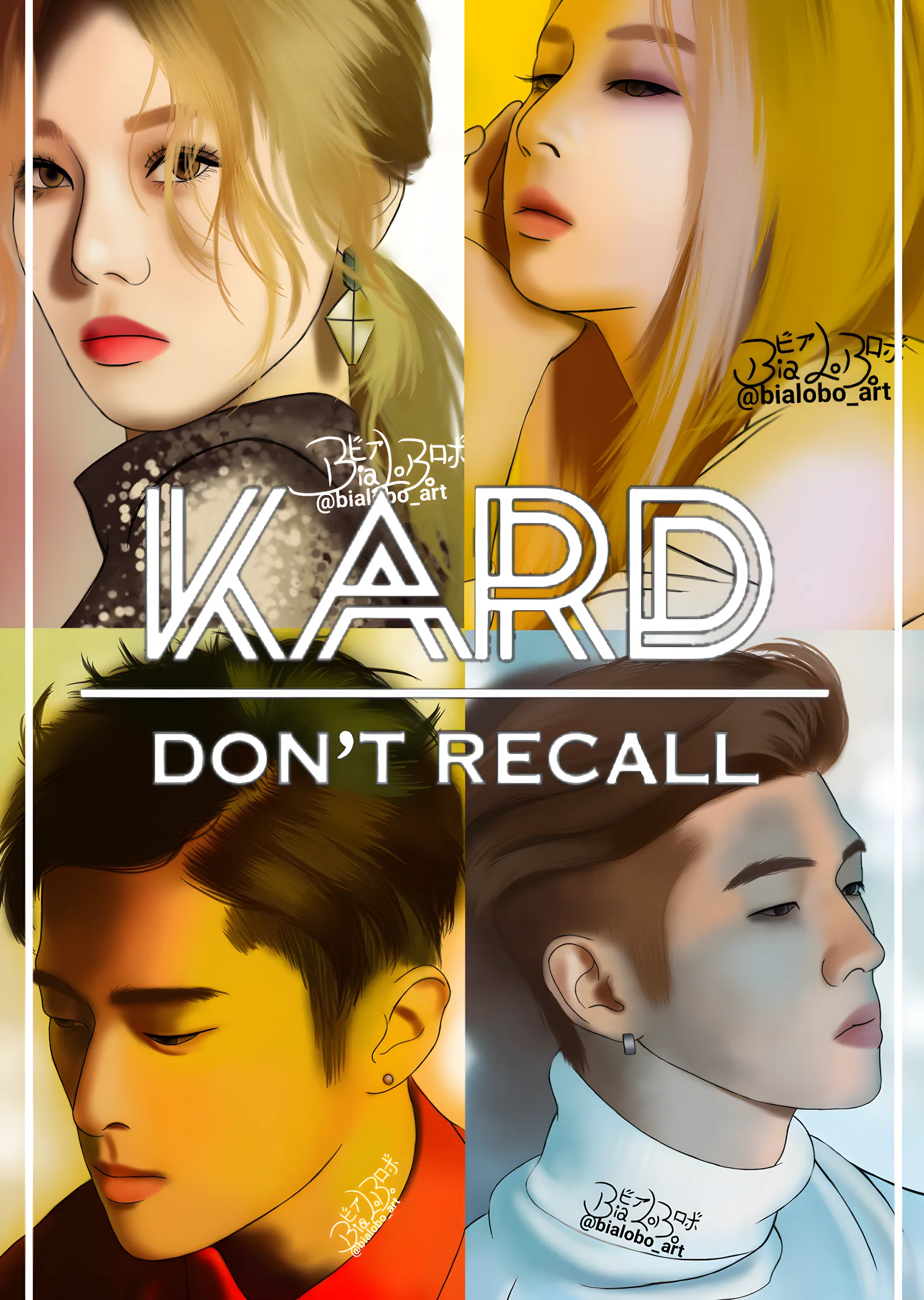KARD: Don't Recall metal tablo