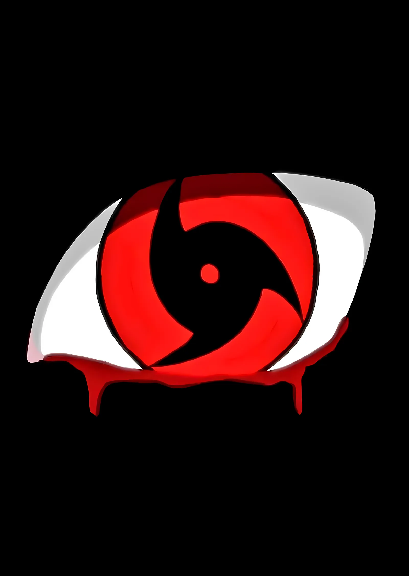 Sharingan: Büyük Göz ve Damlalar metal tablo