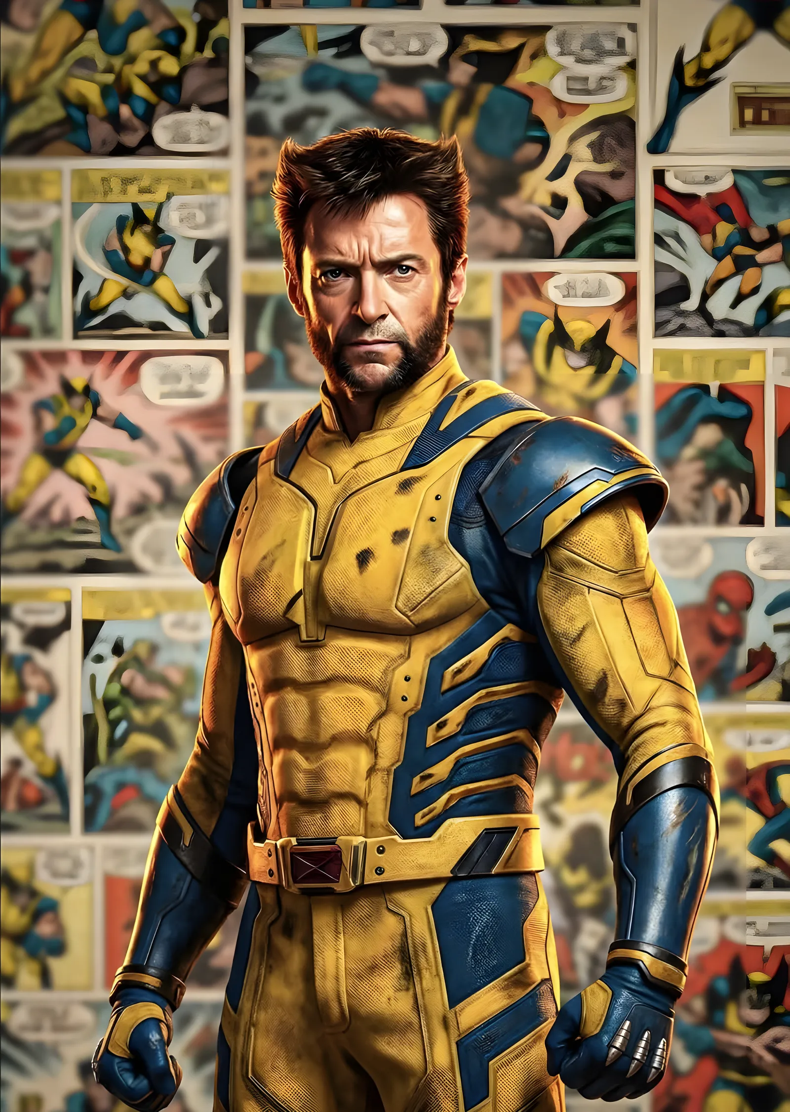 Wolverine - Çizgi Roman Duvarı metal tablo