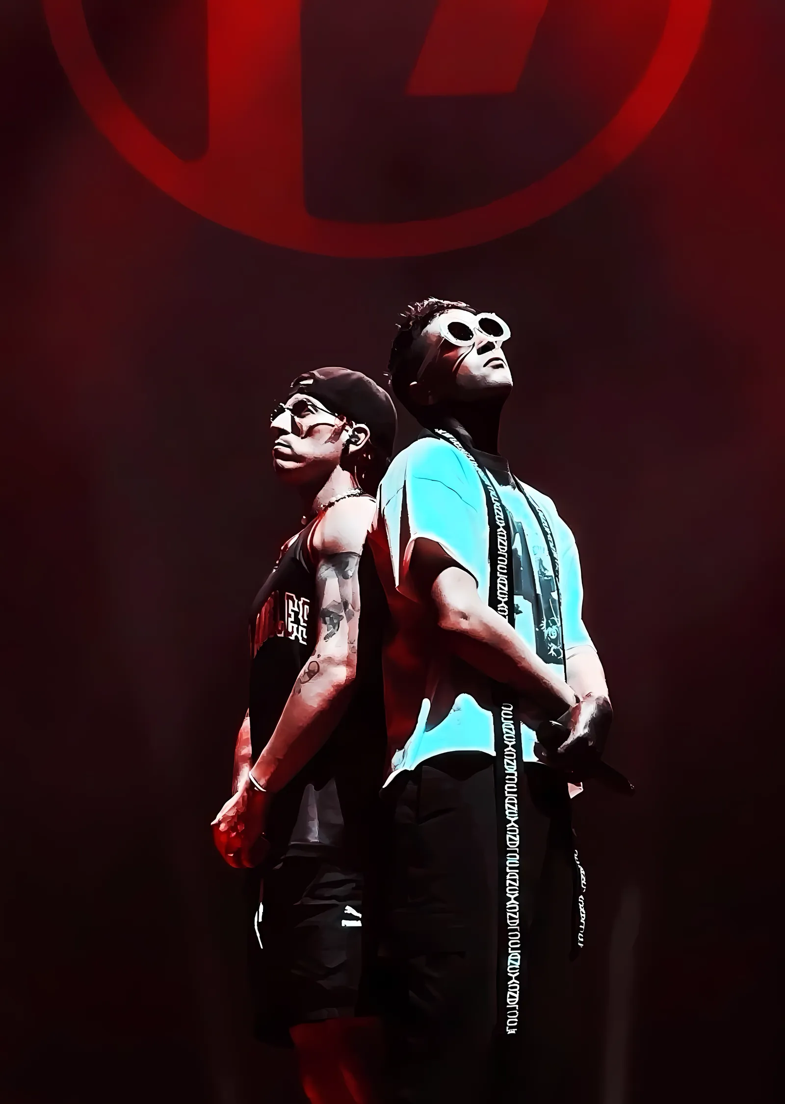 Twenty One Pilots: Kırmızı Amblem metal tablo