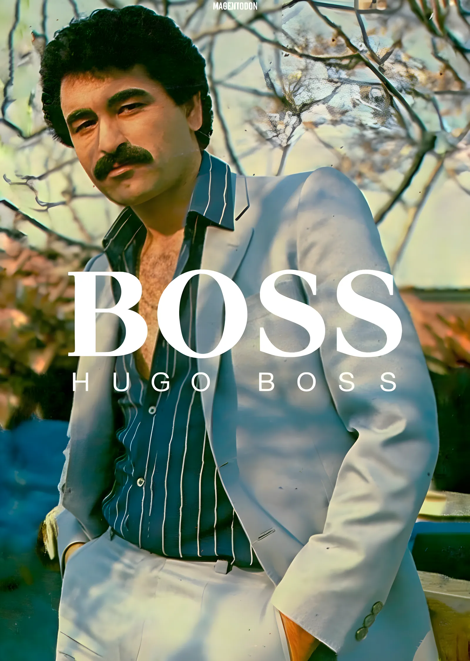 İbrahim Tatlıses | Hugo Boss metal tablo