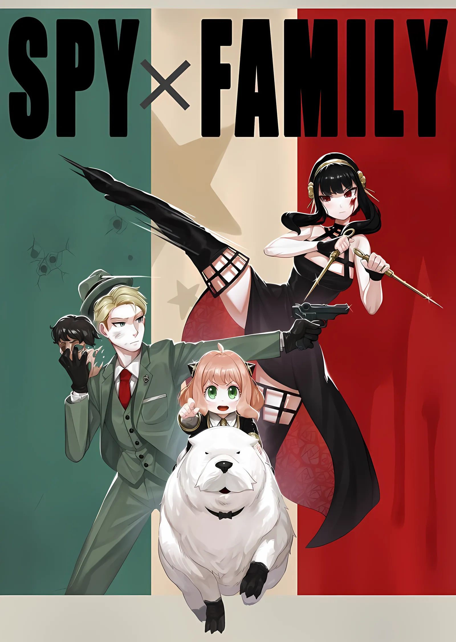 Spy x Family: Yor ve Loid metal tablo