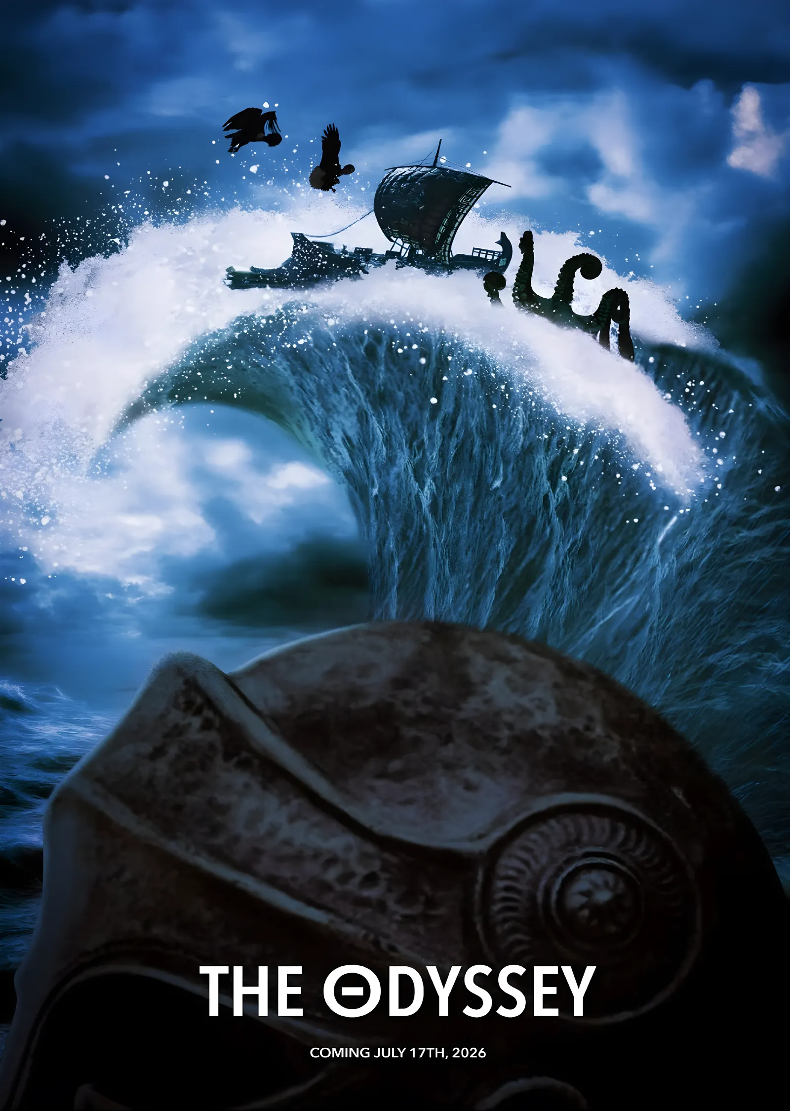 The Odyssey: Dalganın Tepesindeki Gemi metal tablo