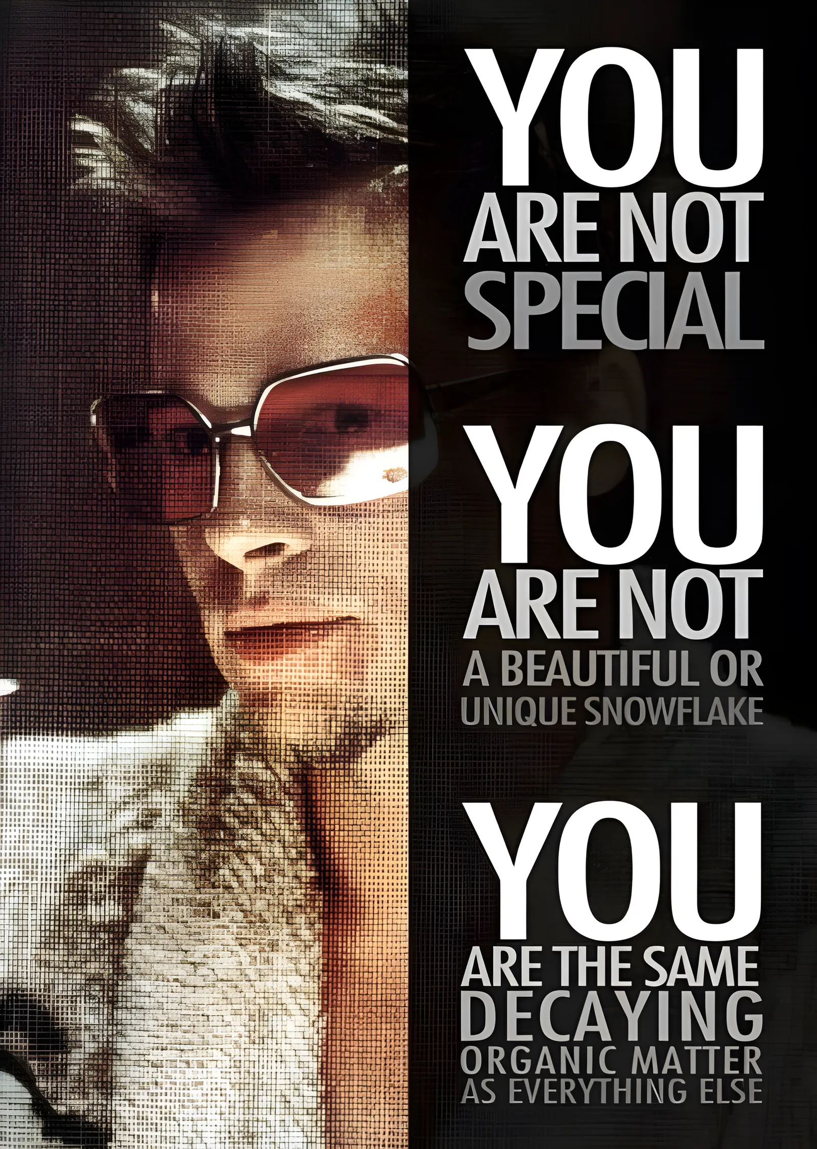 Fight Club: You Are Not Special metal tablo