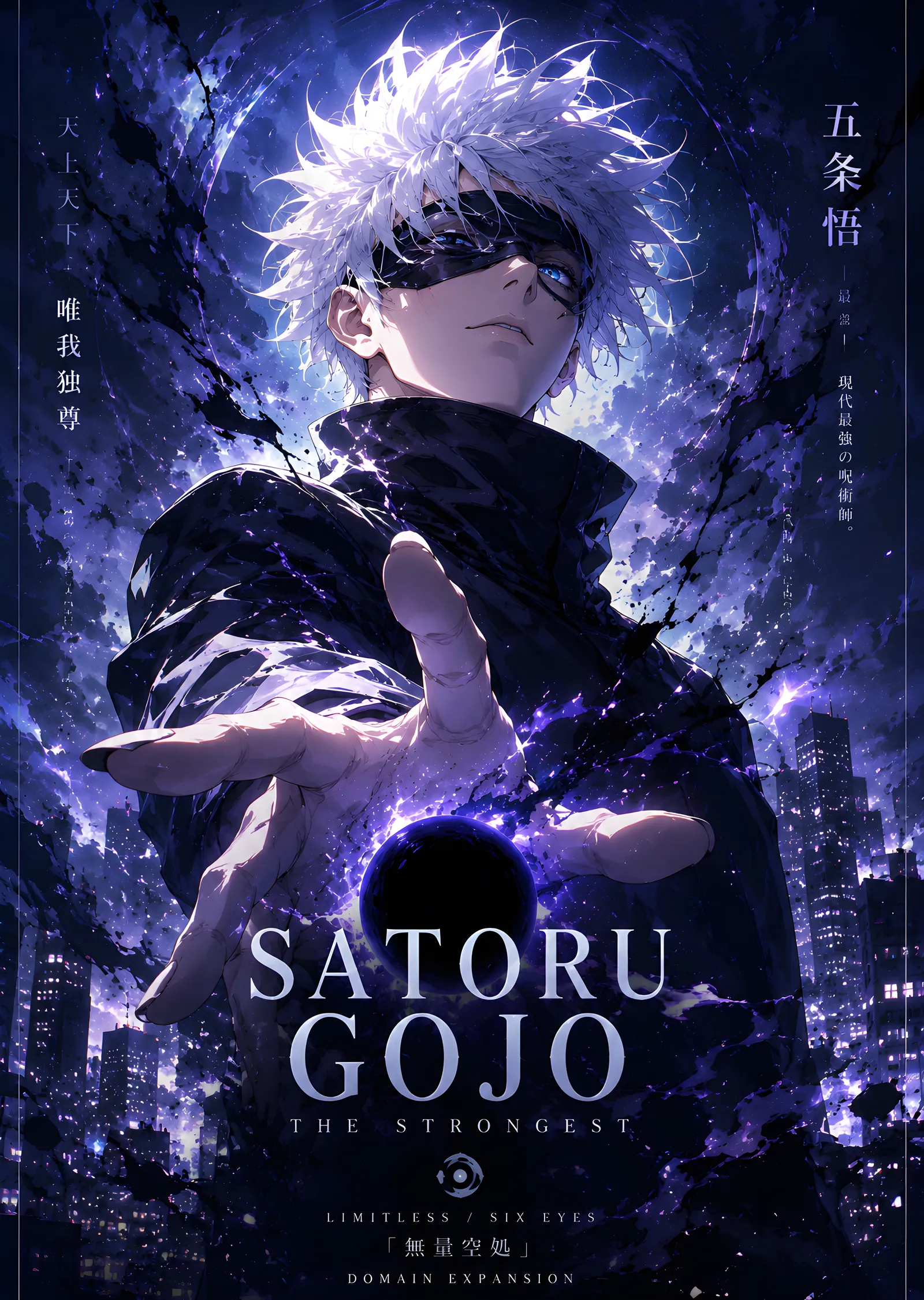 Satoru Gojo: En Güçlü metal tablo