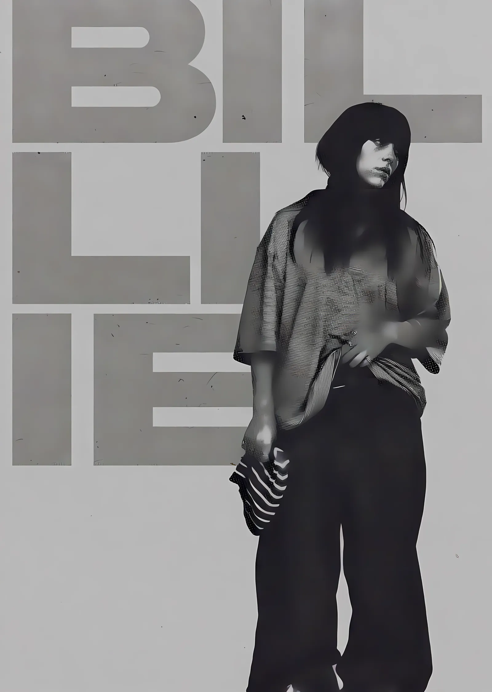 Billie Eilish Pop Kültür metal tablo