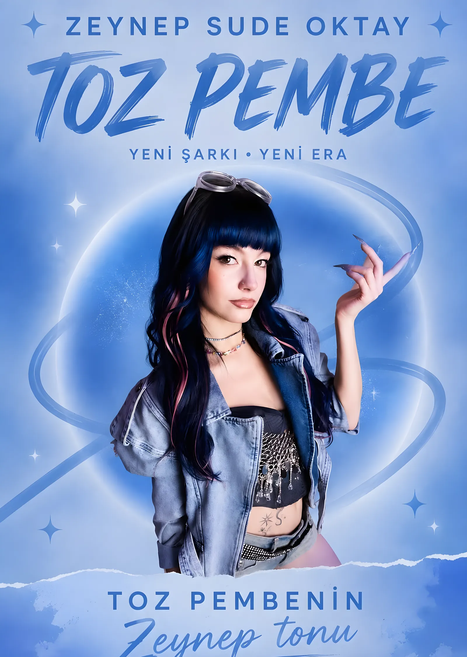 Zeynep Sude Oktay: Toz Pembe metal tablo