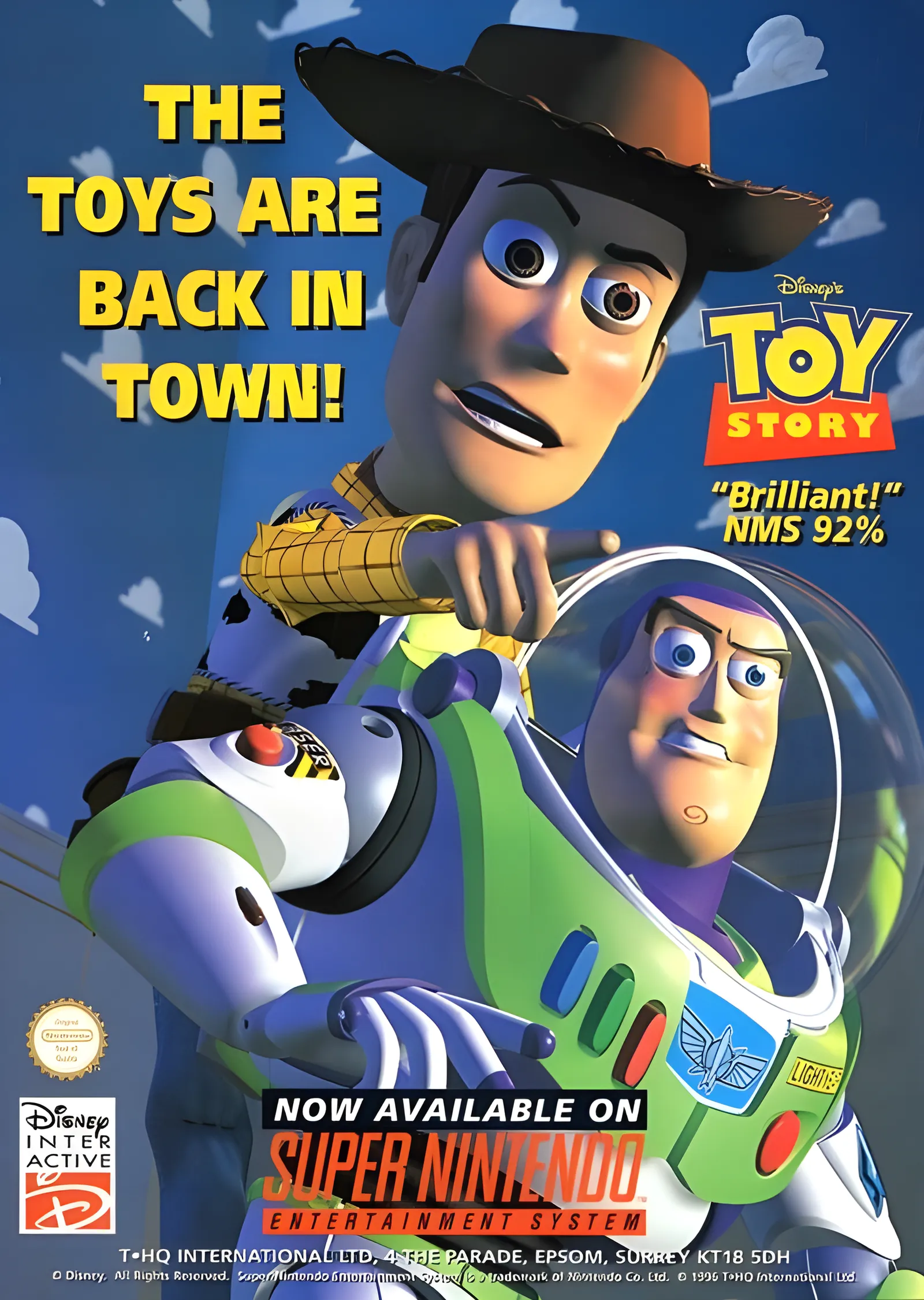 Toy Story - The Toys Are Back in Town metal tablo