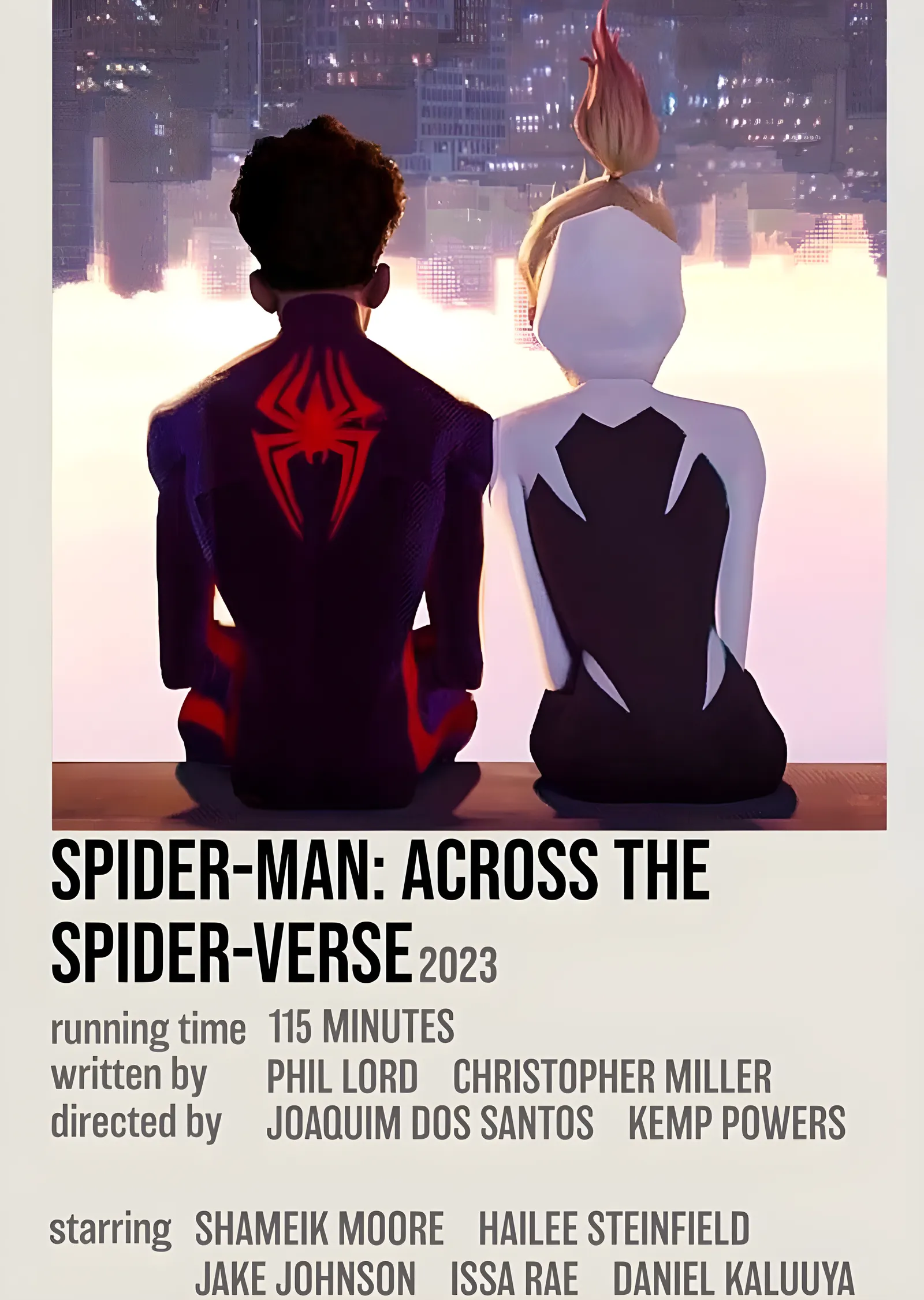 Spider-Man: Across the Spider-Verse metal tablo