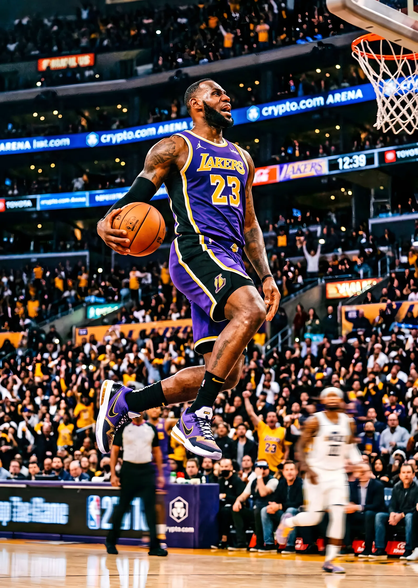 LeBron James: Potaya Smaç Anı metal tablo